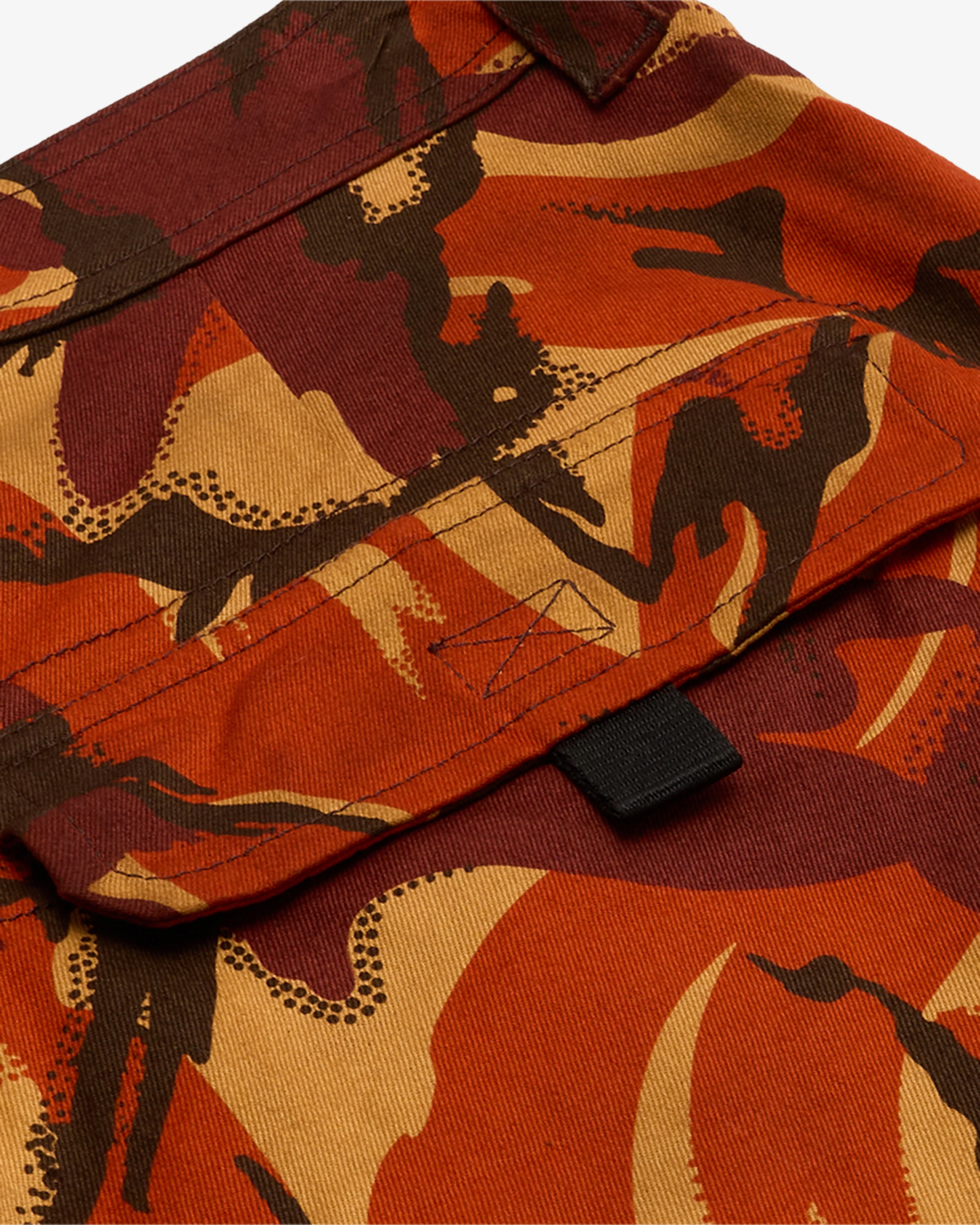 Martine Rose - Men's Utility Short - (Orange) - Image 4