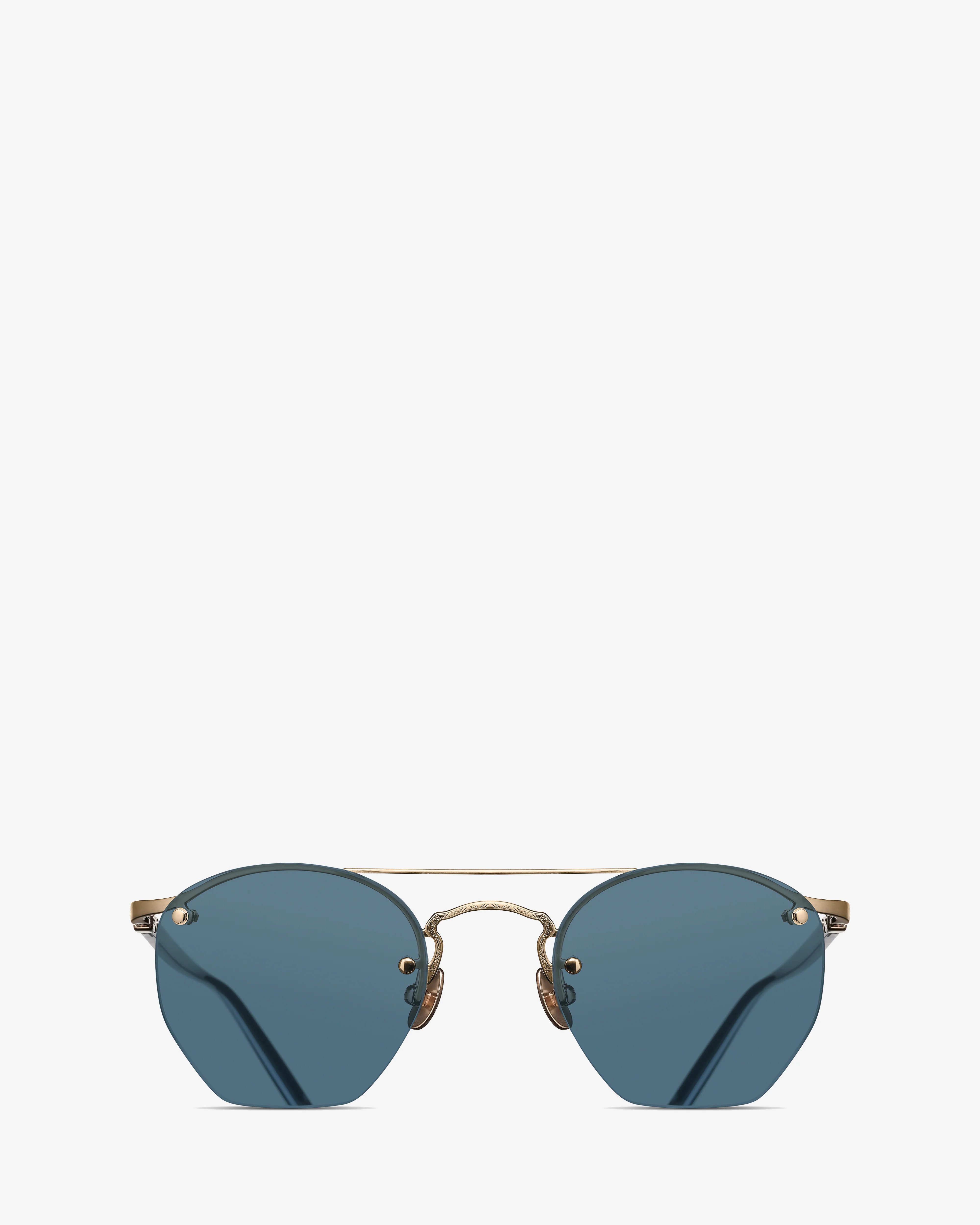 Matsuda - M3117 Blue Grey Sunglasses - (Gold)