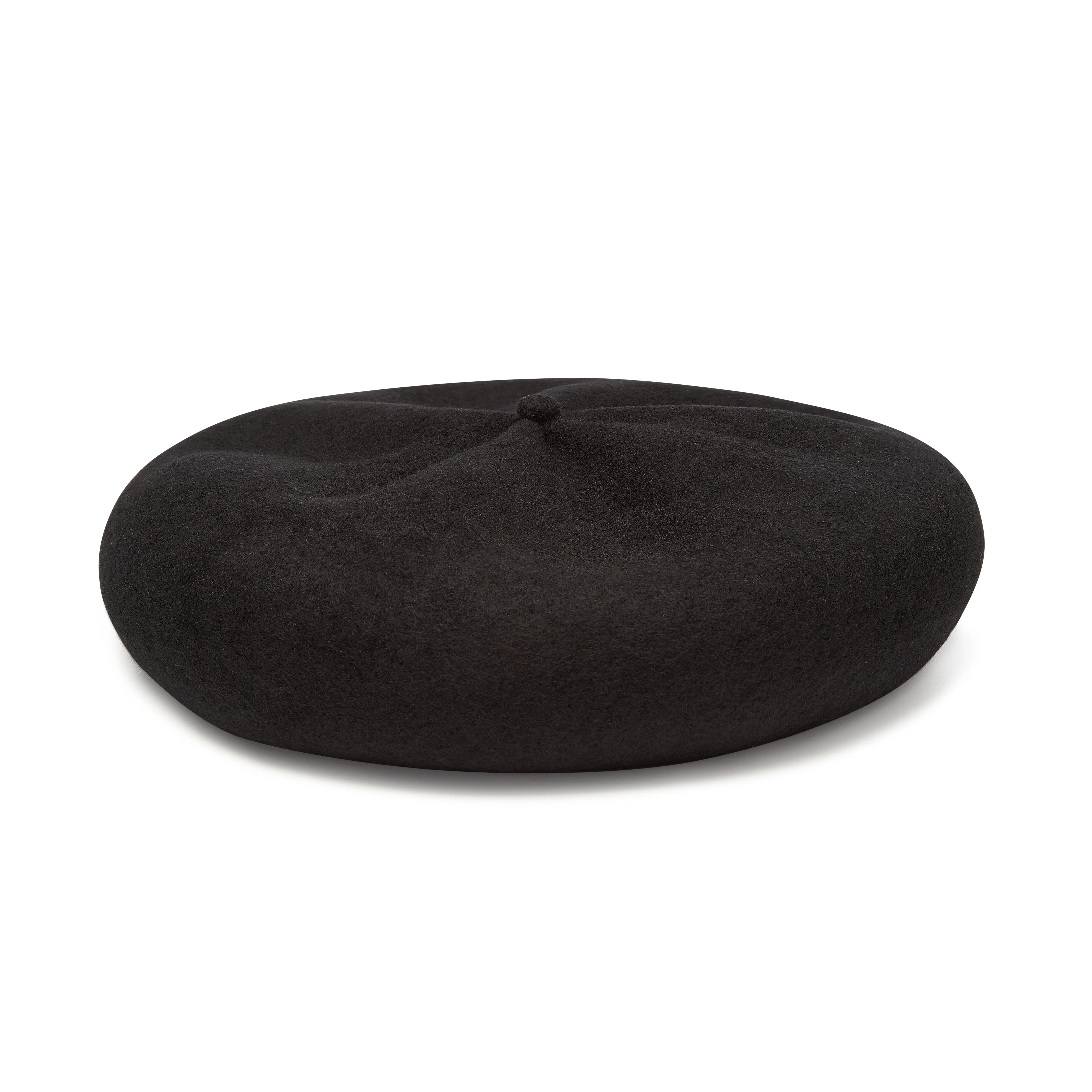 Mature Ha - Women's Beret Top Gather Big - (Black)