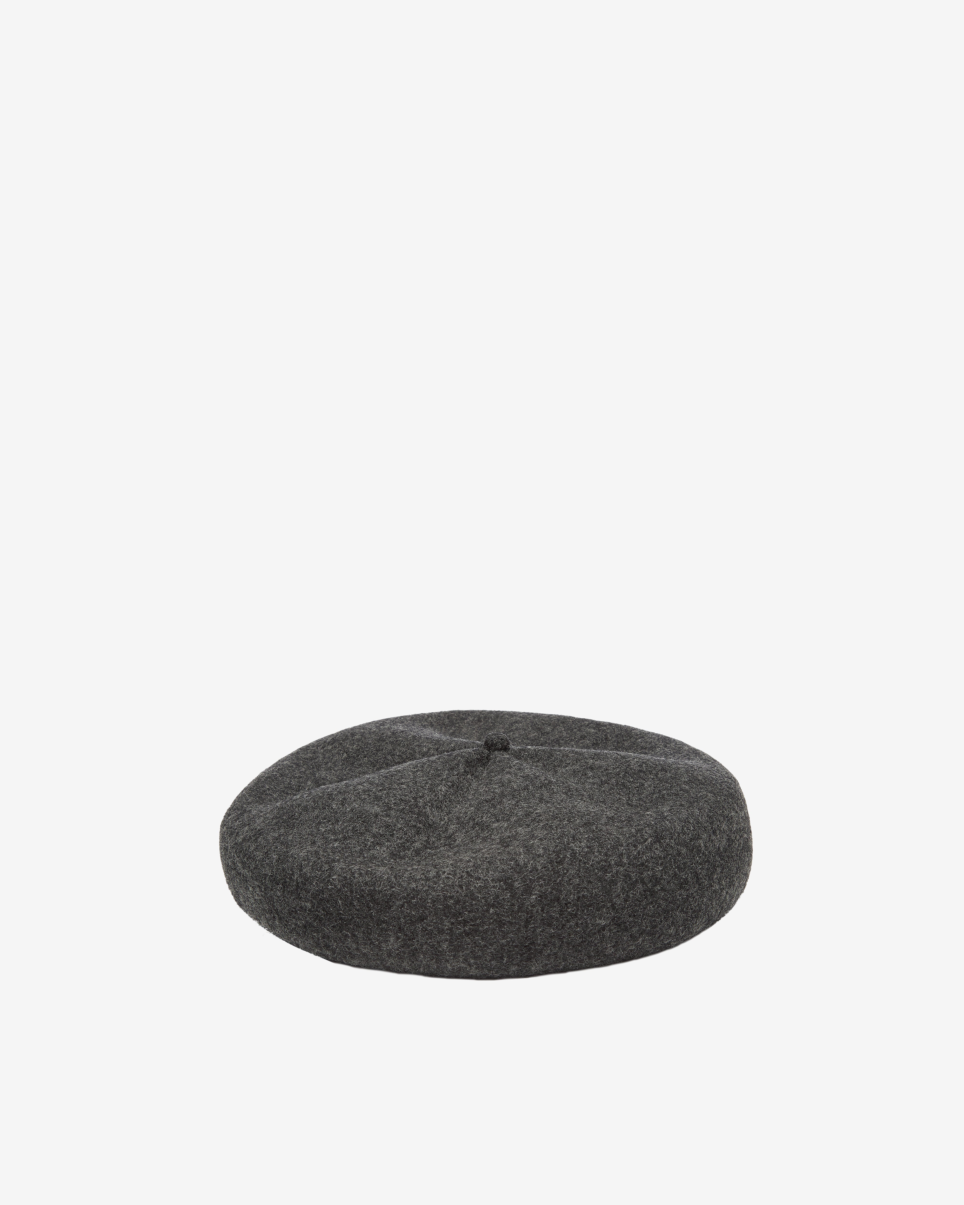 Mature Ha - Women's Beret Top Gather Big - (Charcoal)