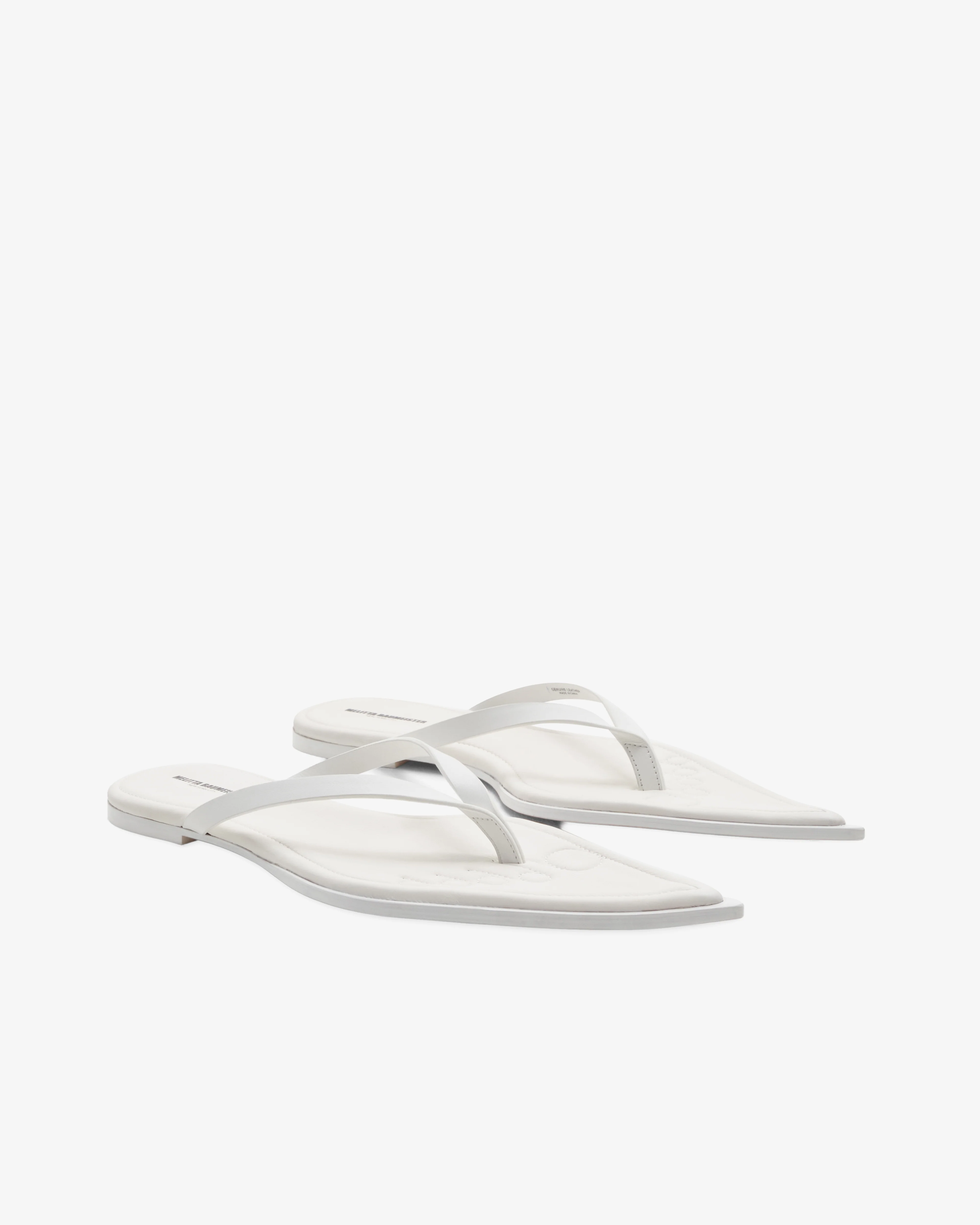 Melitta Baumeister - Women's Pointy Flip Flop - (White) - Image 5