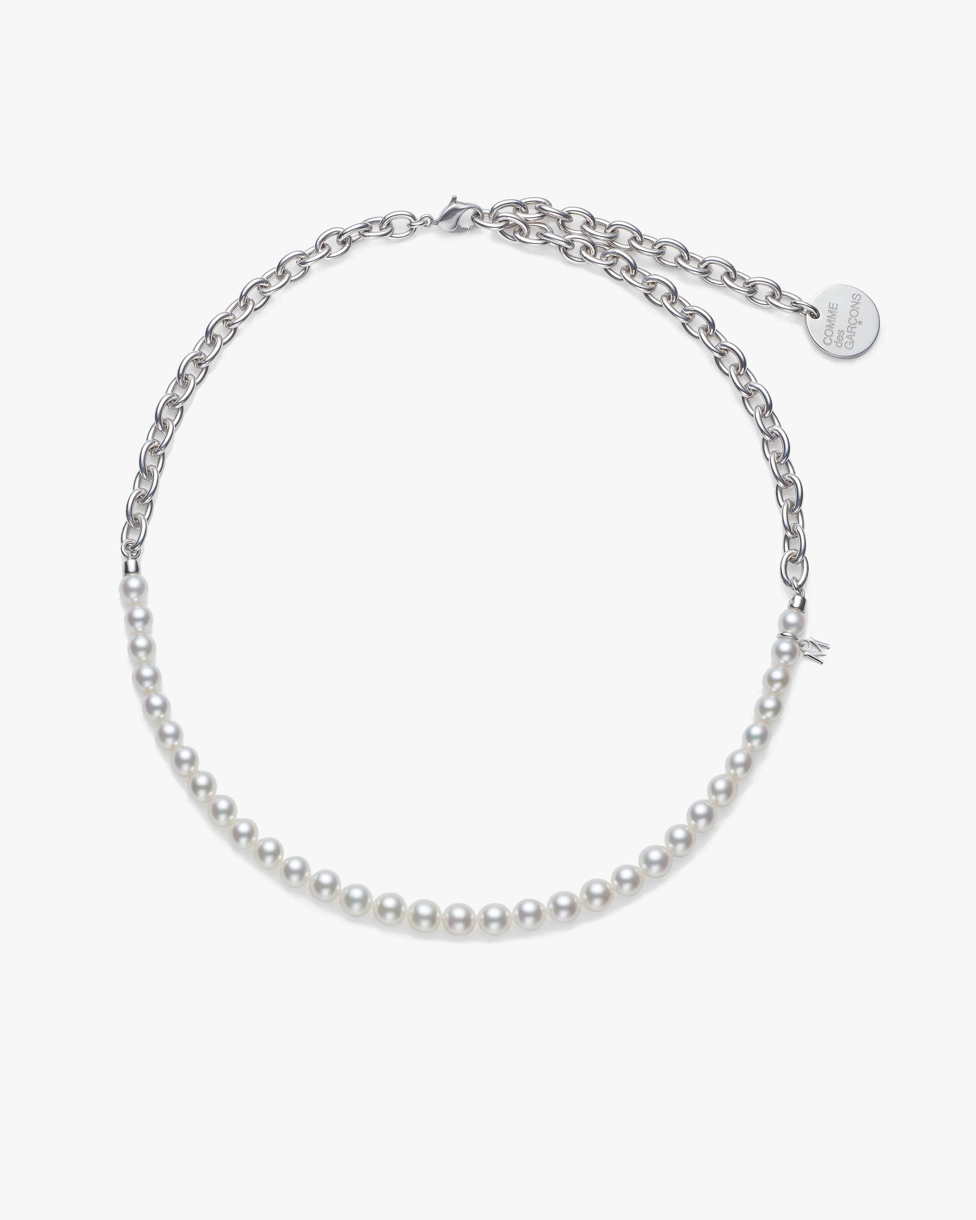 Comme des Garçons - Mikimoto Pearl Necklace - (Silver)