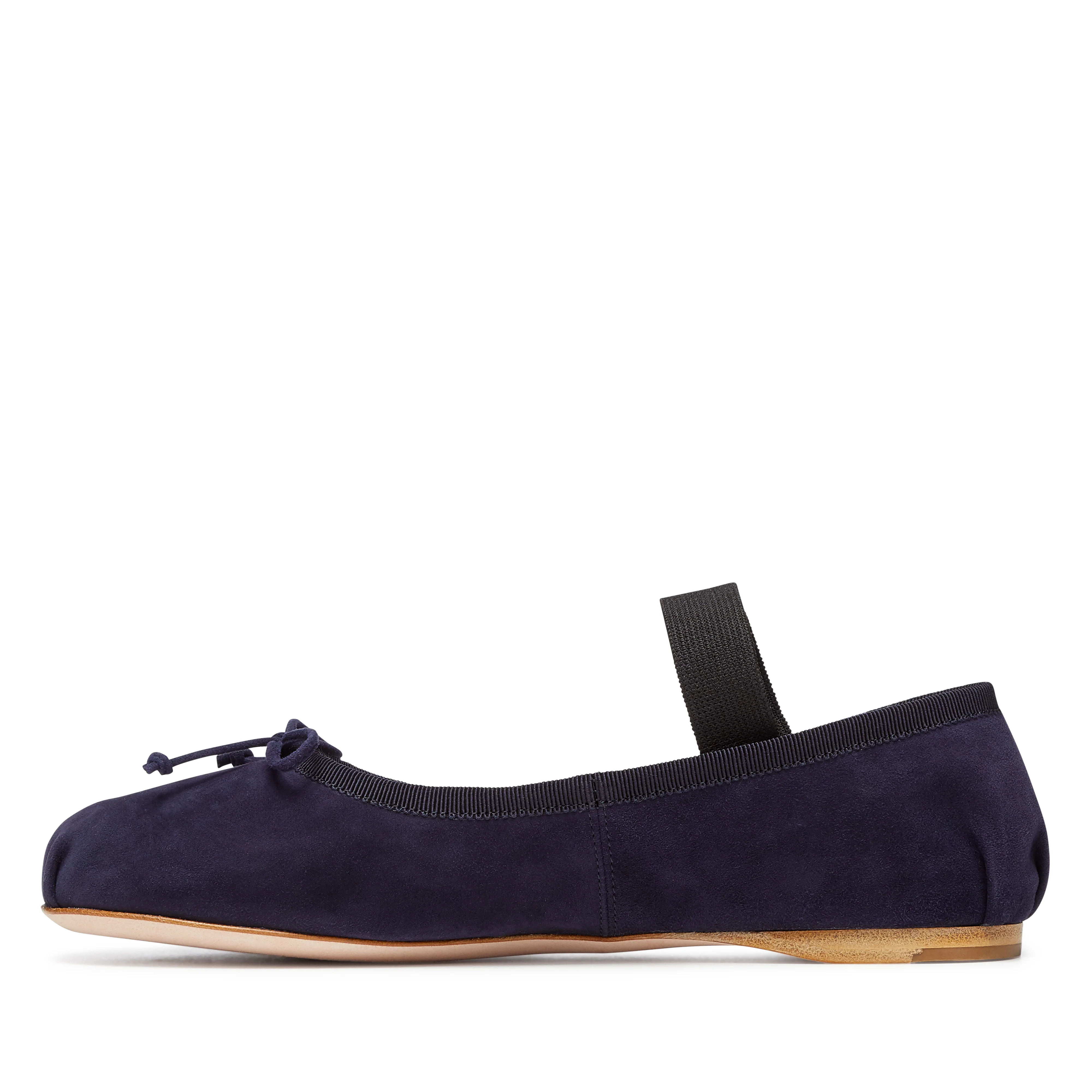 Miu Miu - Women's Ballerina Shoe - (Navy) - Image 2