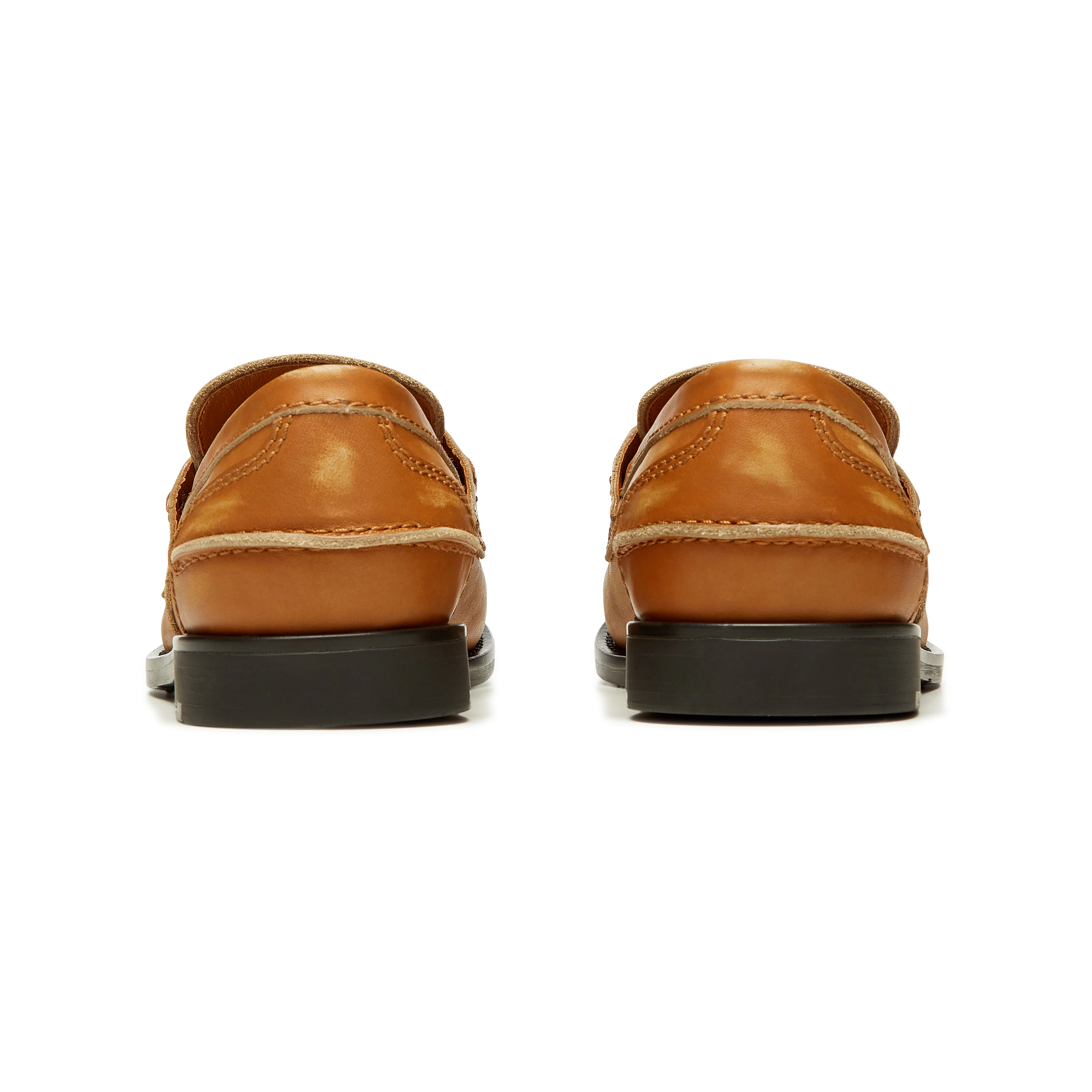 Miu Miu - Women's Vintage Effect Loafers - (Natural) - Image 3