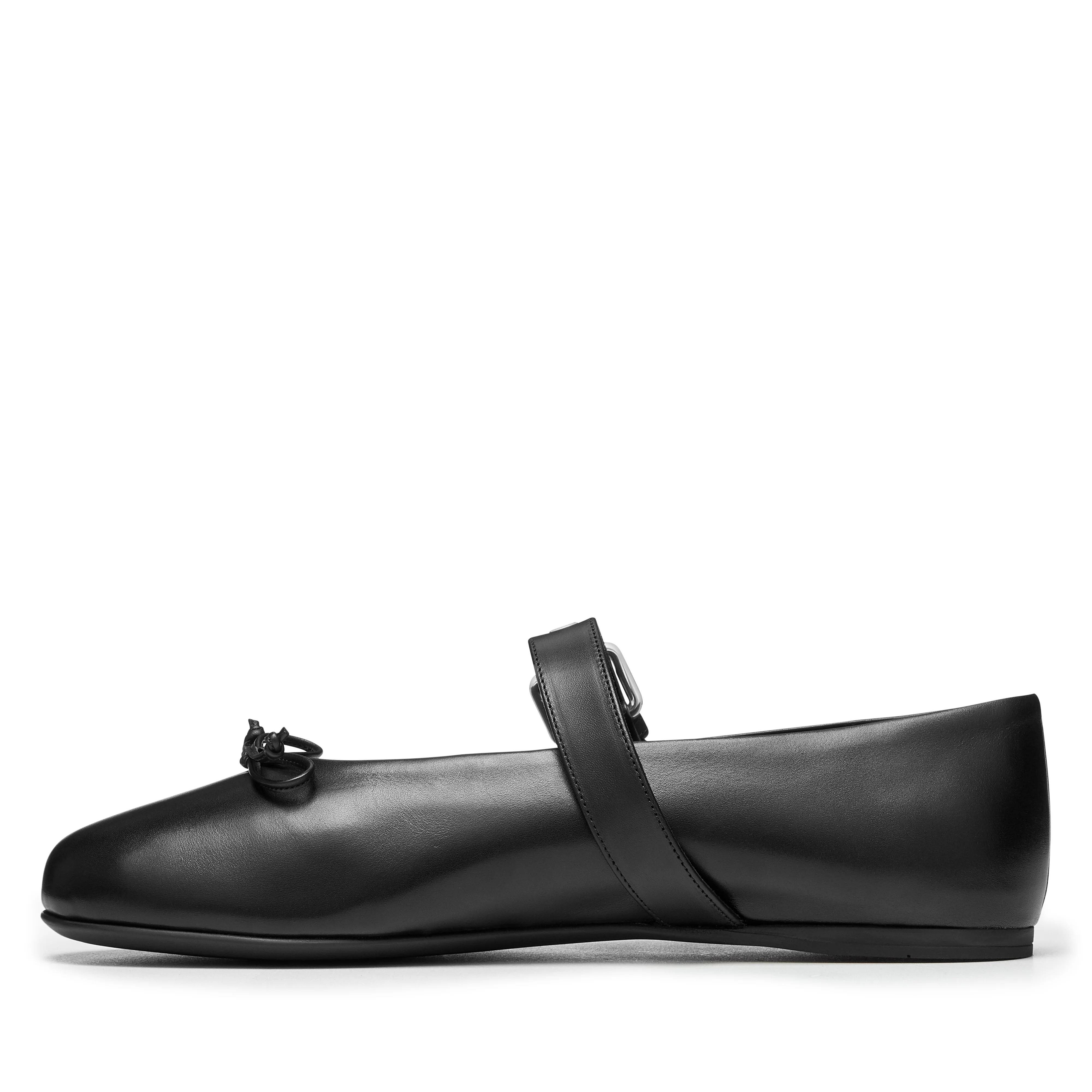 Miu Miu - Women's Ballerina Shoe - (Black) - Image 2