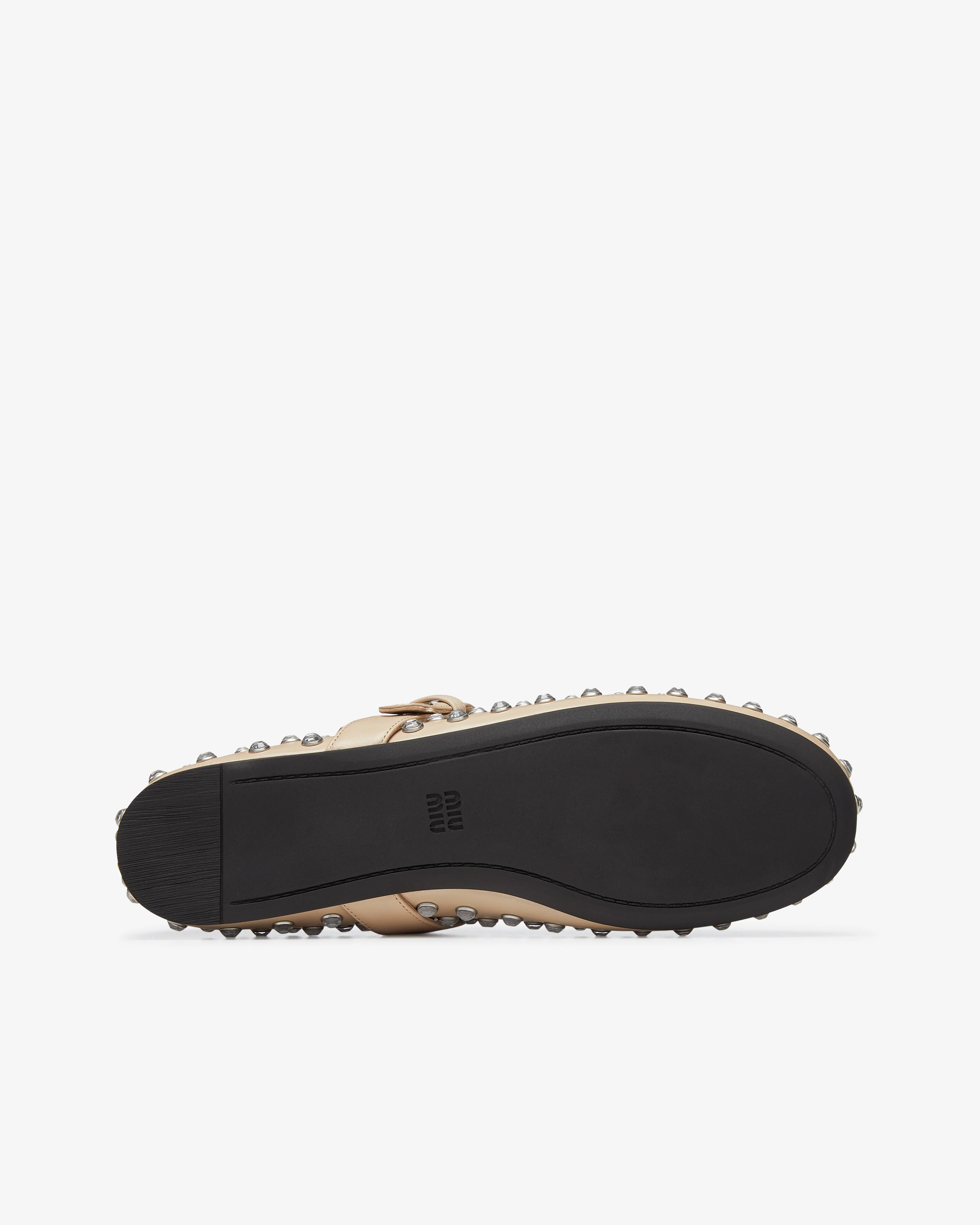 Miu Miu - Women’s Ballerina Shoe - (Travertine) - Image 5
