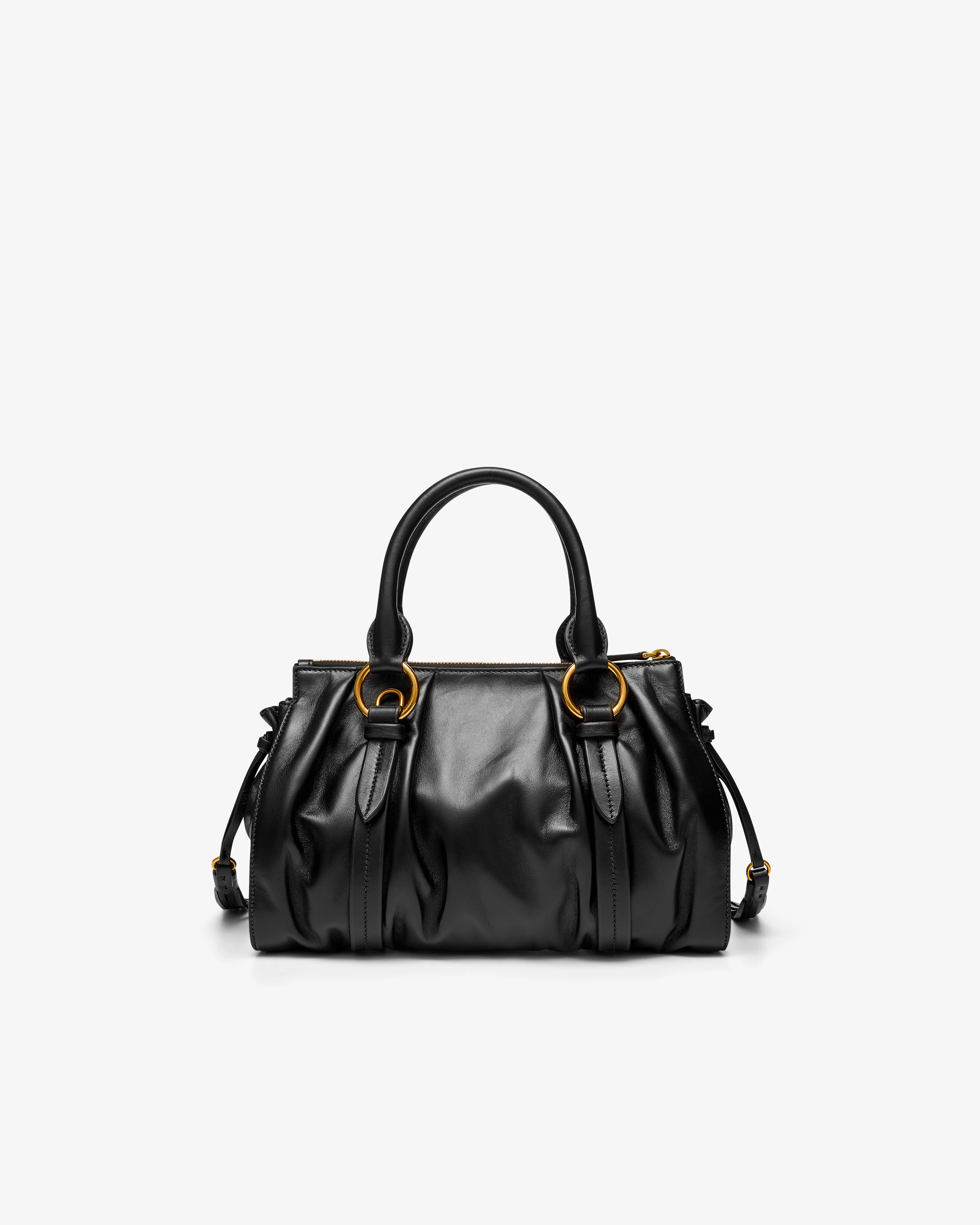 Miu Miu - Women's Joie Nappa Leather Bag - (Black) - Image 3