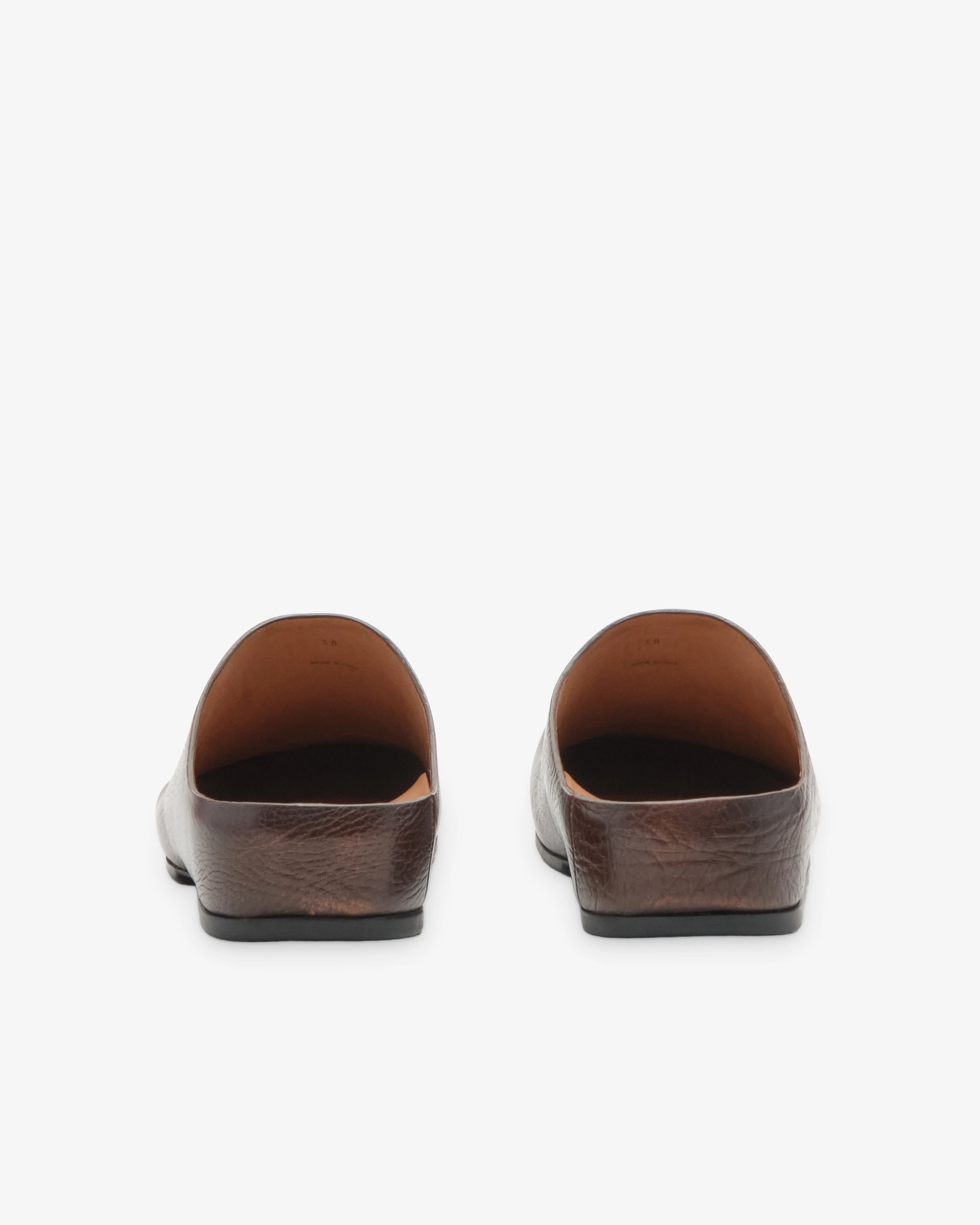 Miu Miu - Women's Open-Heel Shoes - (Brown) - Image 4
