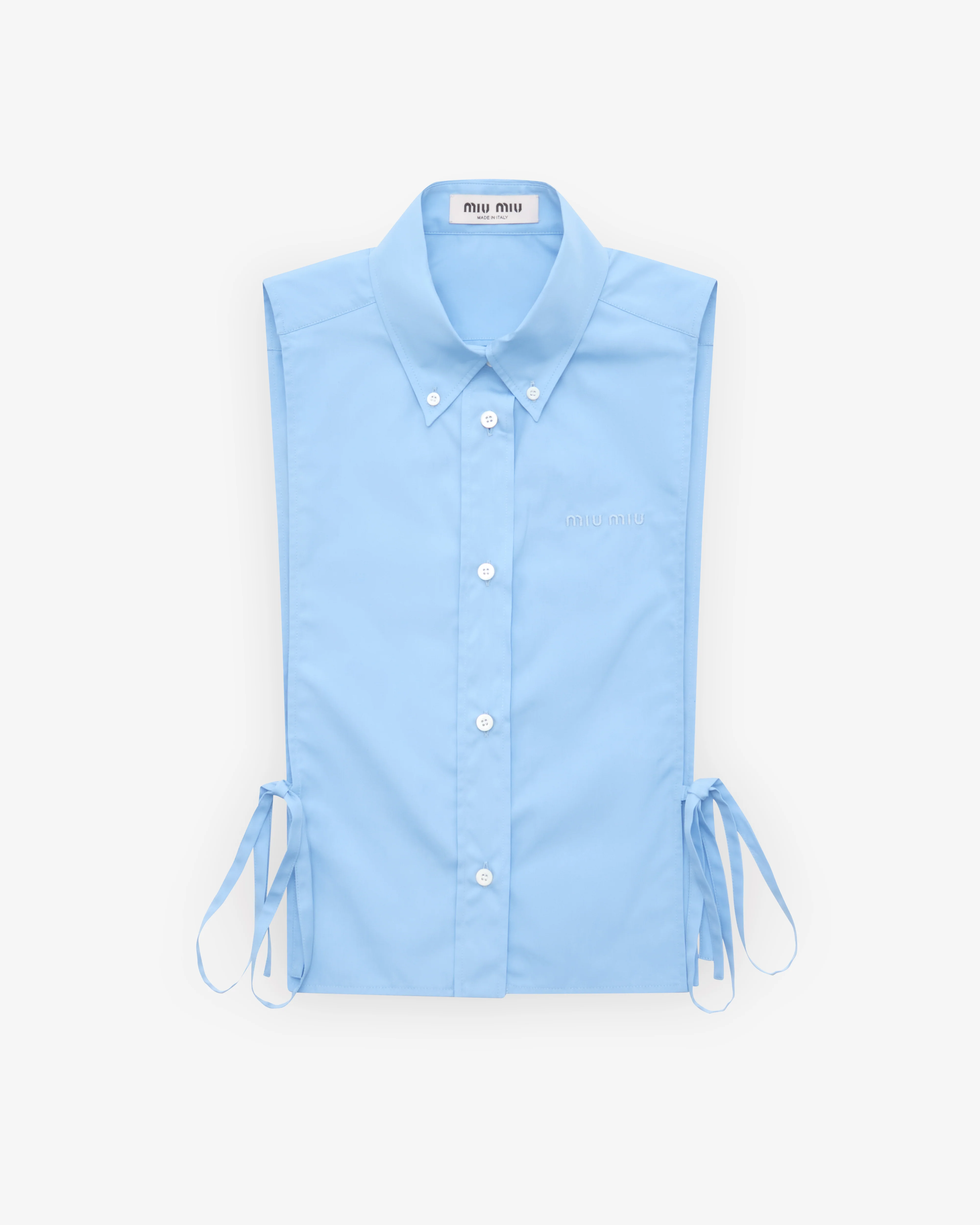Miu Miu - Women's Poplin Shirt - (Light Blue)