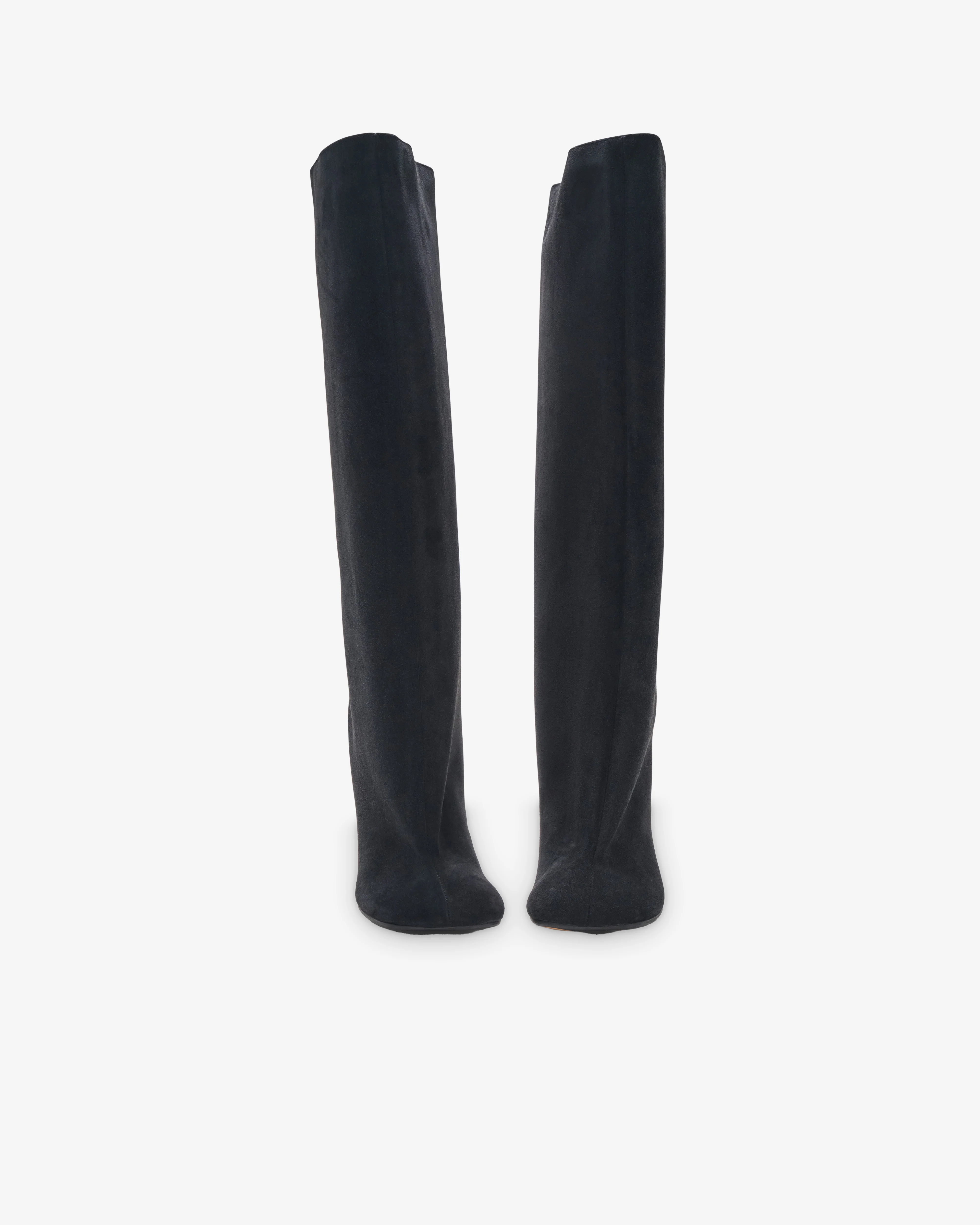 MM6 Maison Margiela - Women's Knee-High Boots - (Black) - Image 5
