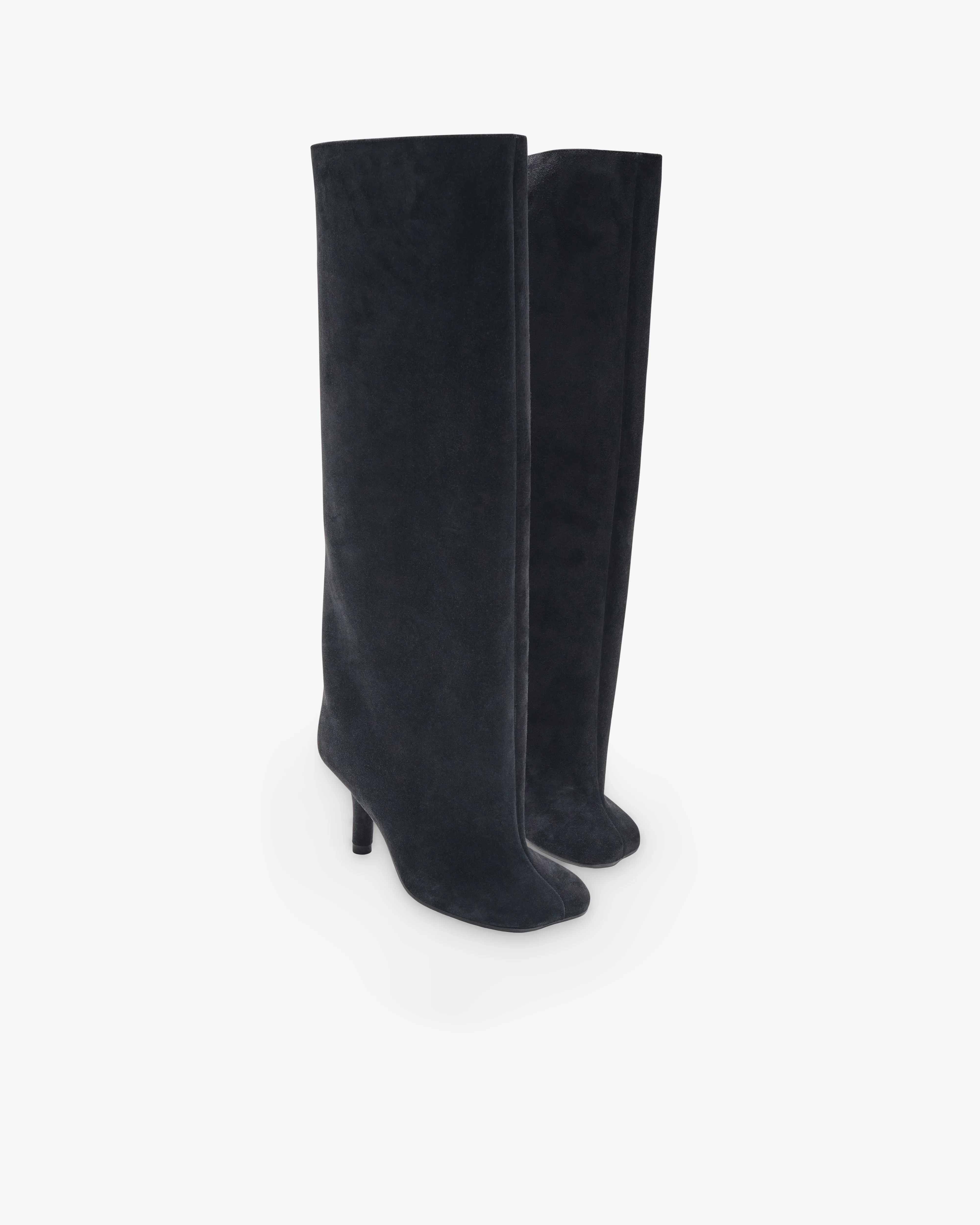 MM6 Maison Margiela - Women's Knee-High Boots - (Black) - Image 9
