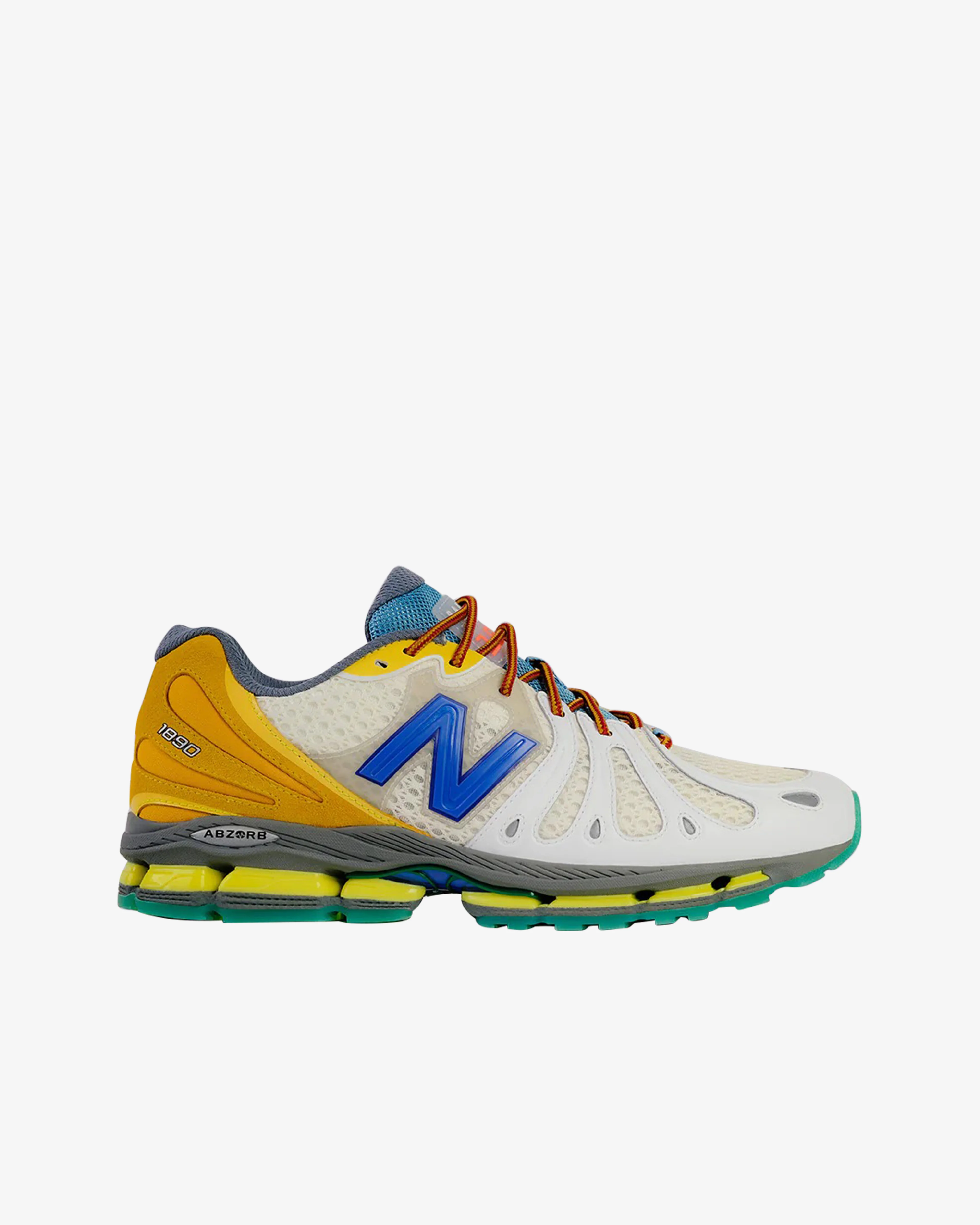 New Balance - 1890 Action Bronson Cyborg Sneakers - (White/Yellow)