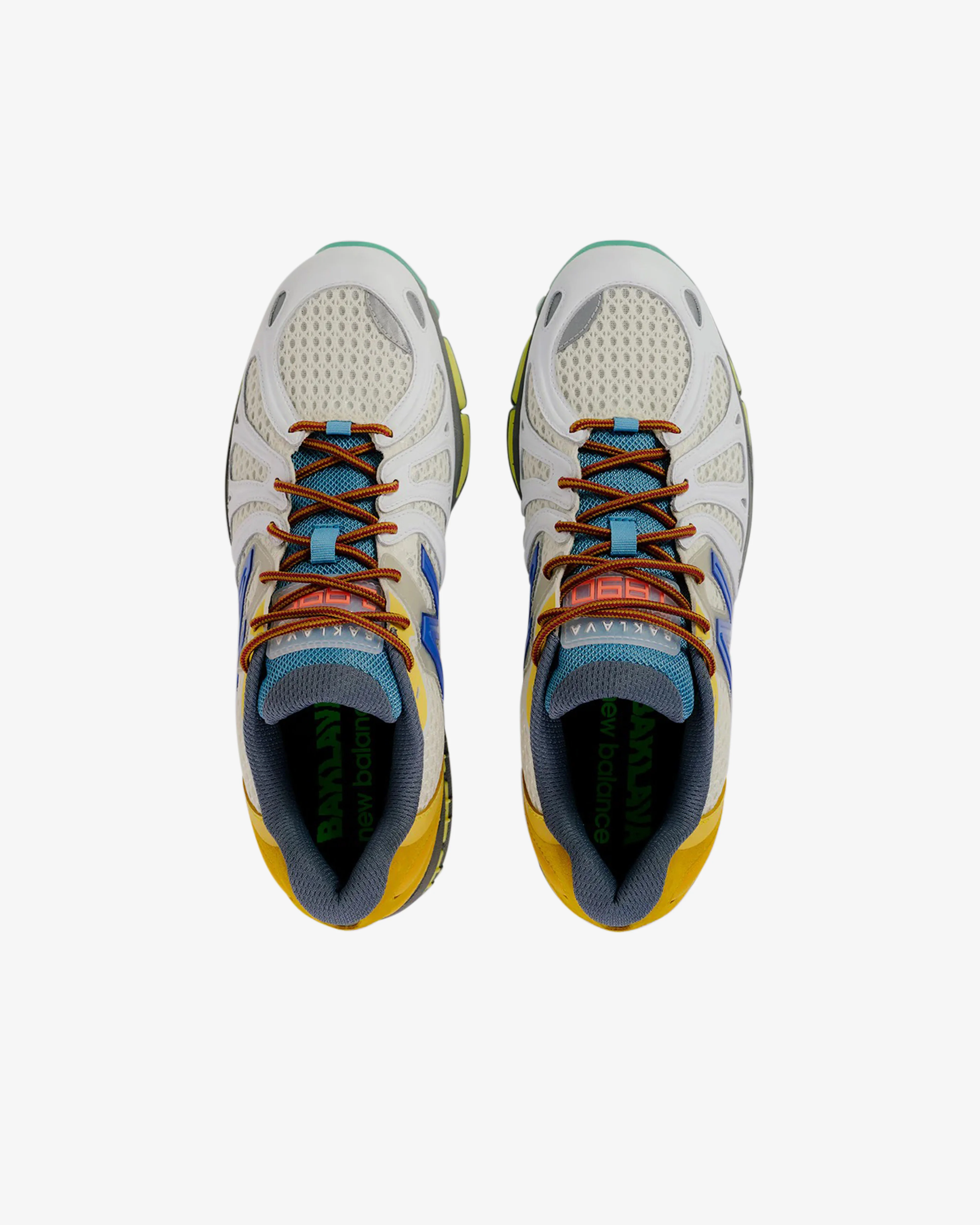 New Balance - 1890 Action Bronson Cyborg Sneakers - (White/Yellow) - Image 4
