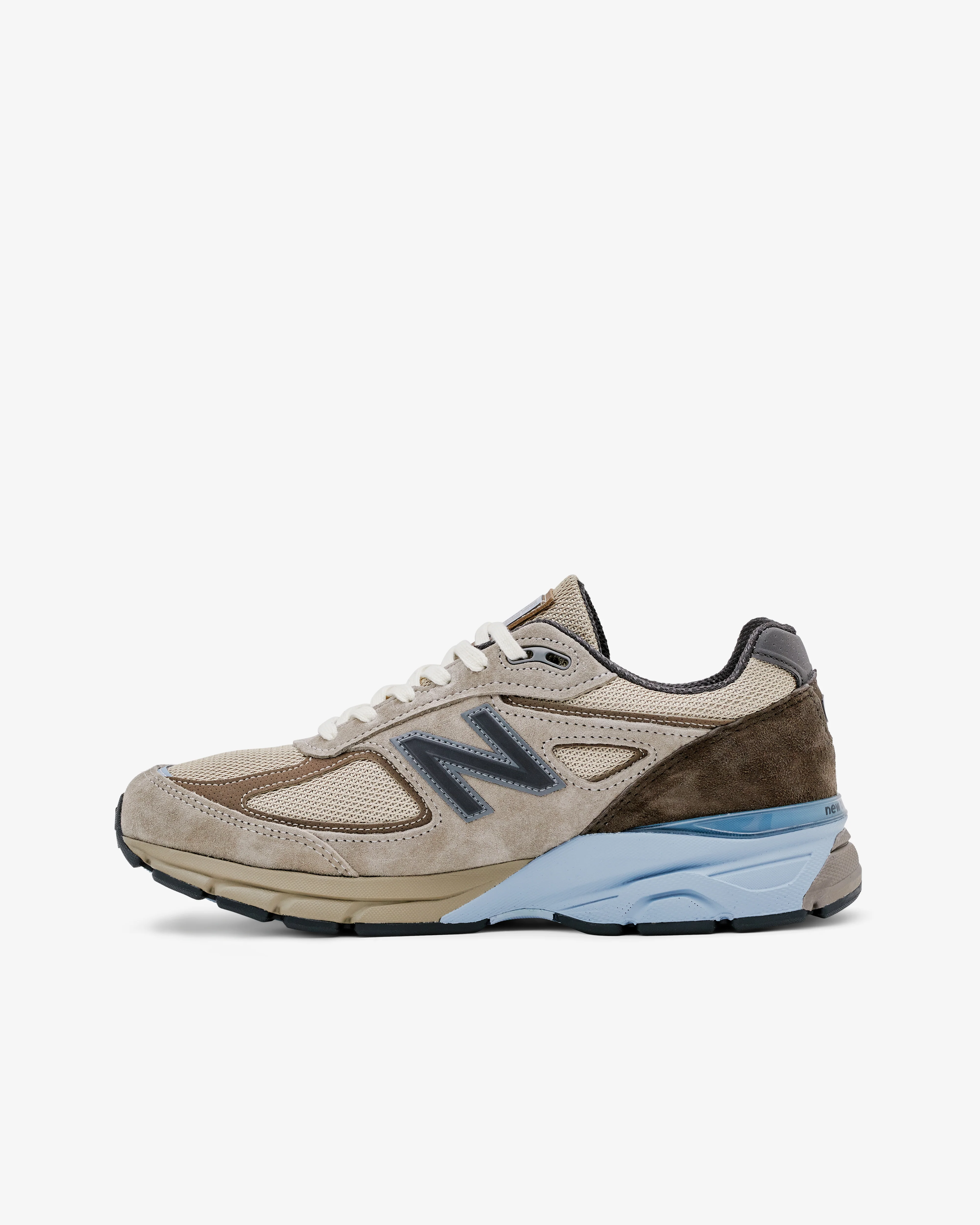 New Balance - Auralee 990V4 Sneakers - (Brown) - Image 2