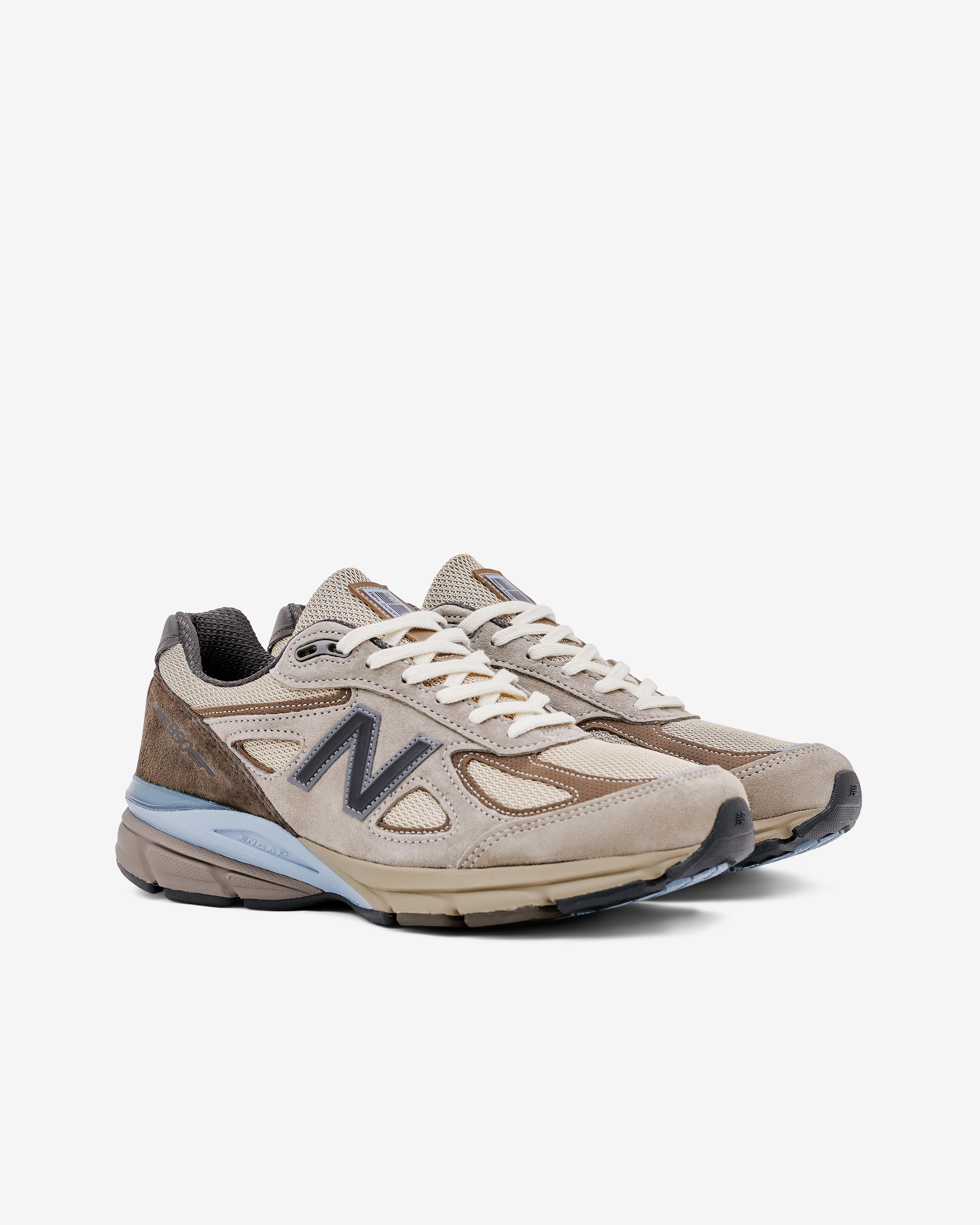 New Balance - Auralee 990V4 Sneakers - (Brown) - Image 3
