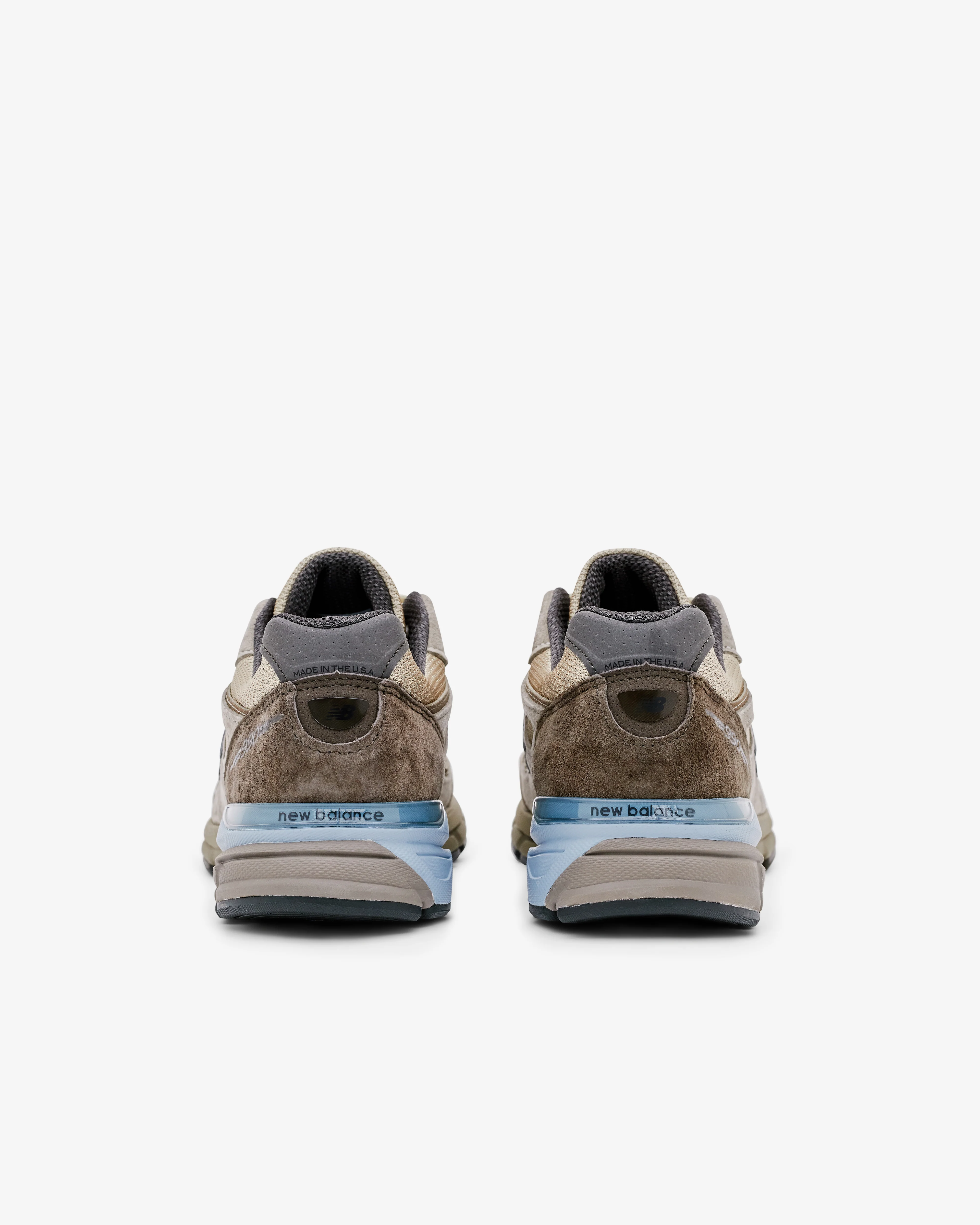 New Balance - Auralee 990V4 Sneakers - (Brown) - Image 4