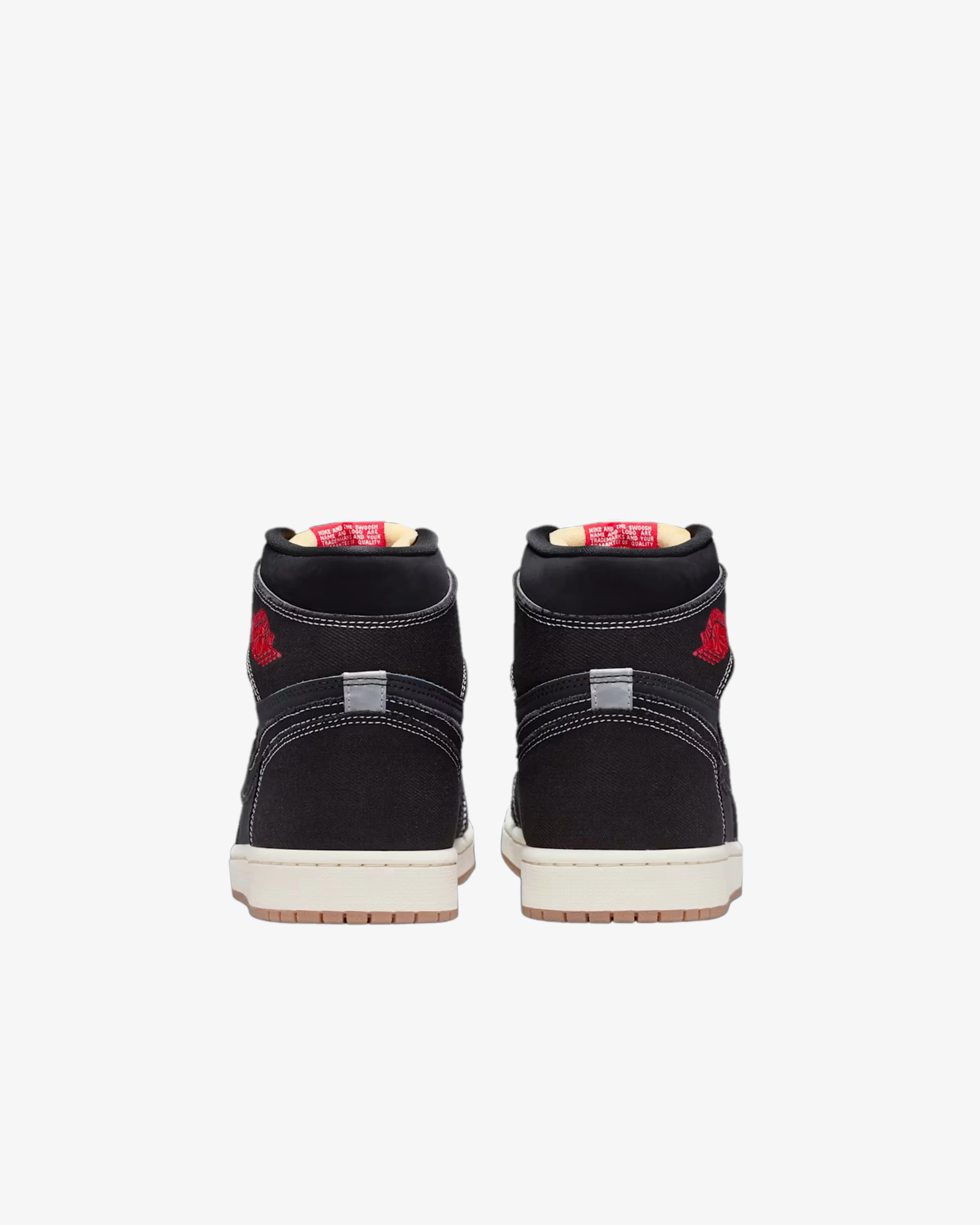 Nike - Men's Air Jordan 1 Retro High OG Sneakers - (Black/Red/Sail) - Image 5