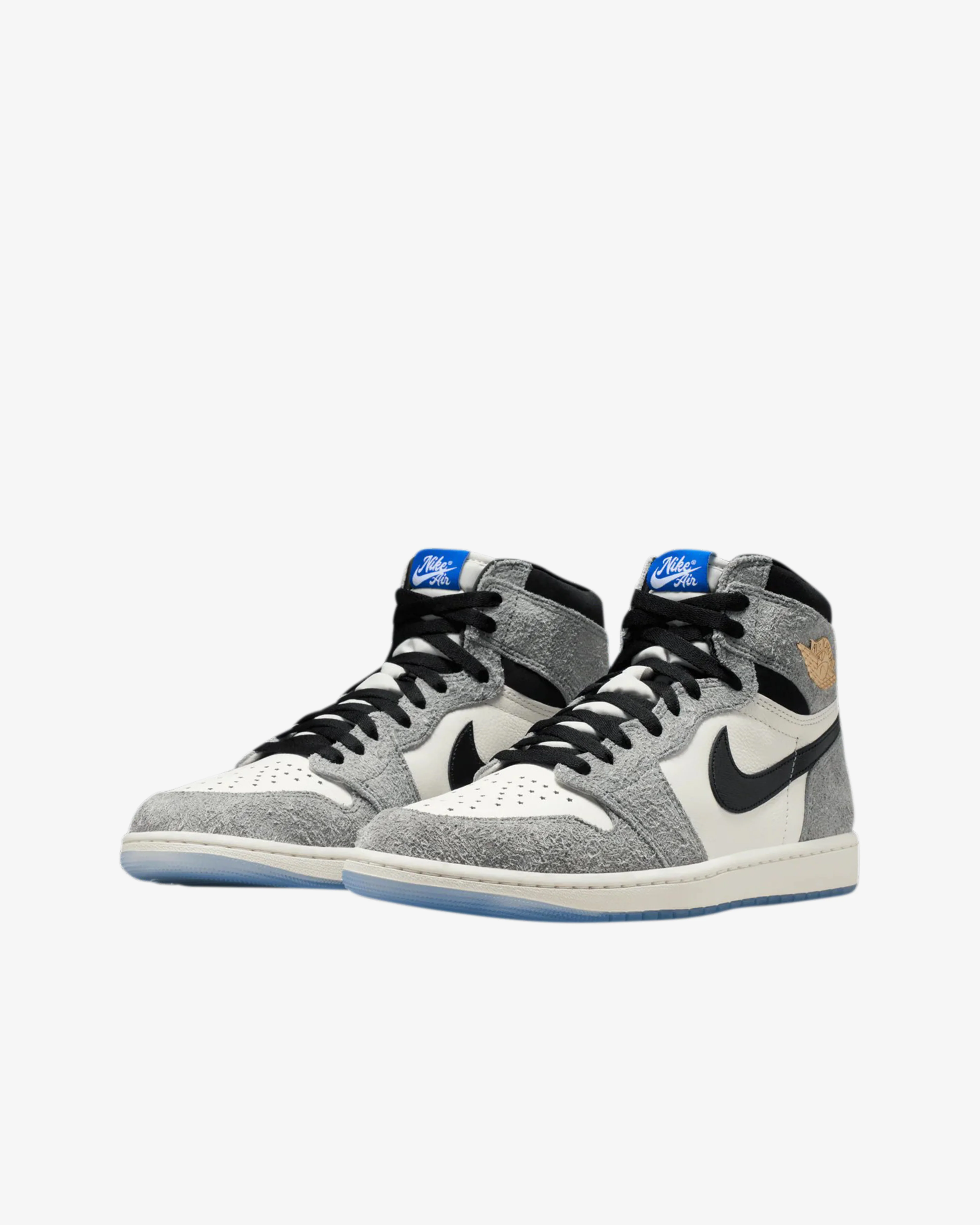 Nike - Men's Air Jordan 1 High Retro Sneakers - (Cool Grey) - Image 3