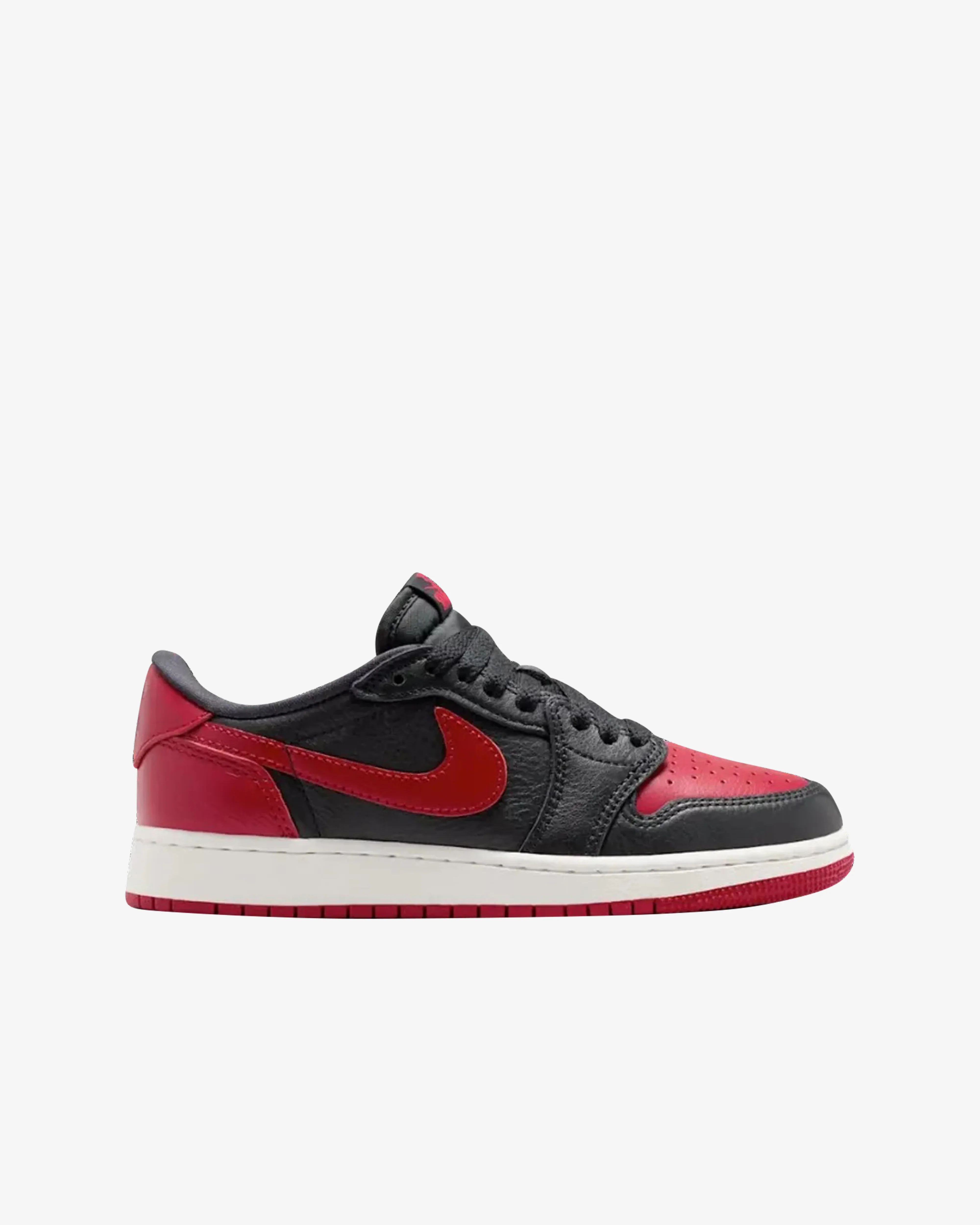 Nike - Air Jordan 1 Retro Low OG GS Sneakers - (Black/Red/White)