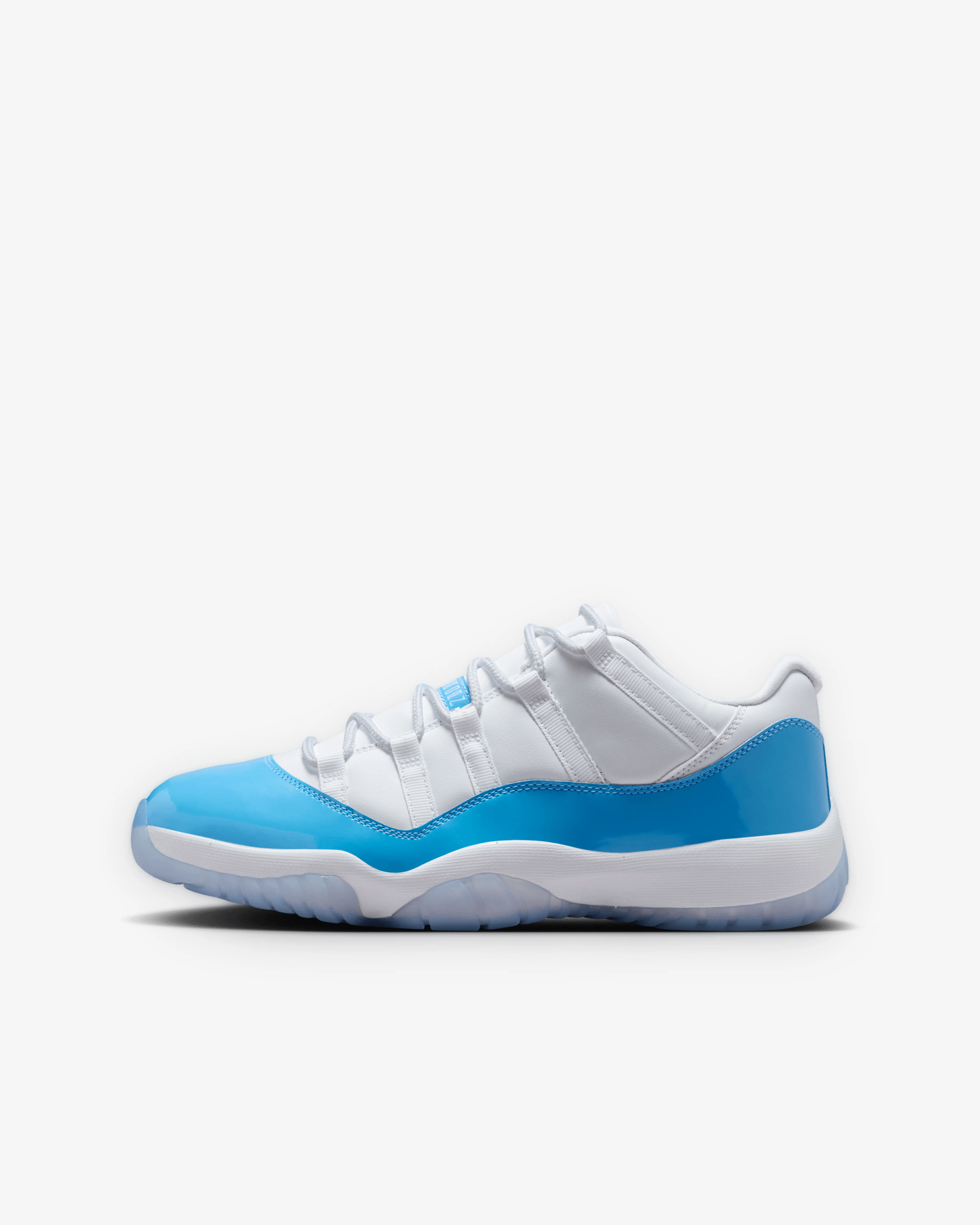 Nike - Men's Air Jordan 11 Retro Low Sneakers - (White/University Blue) - Image 2