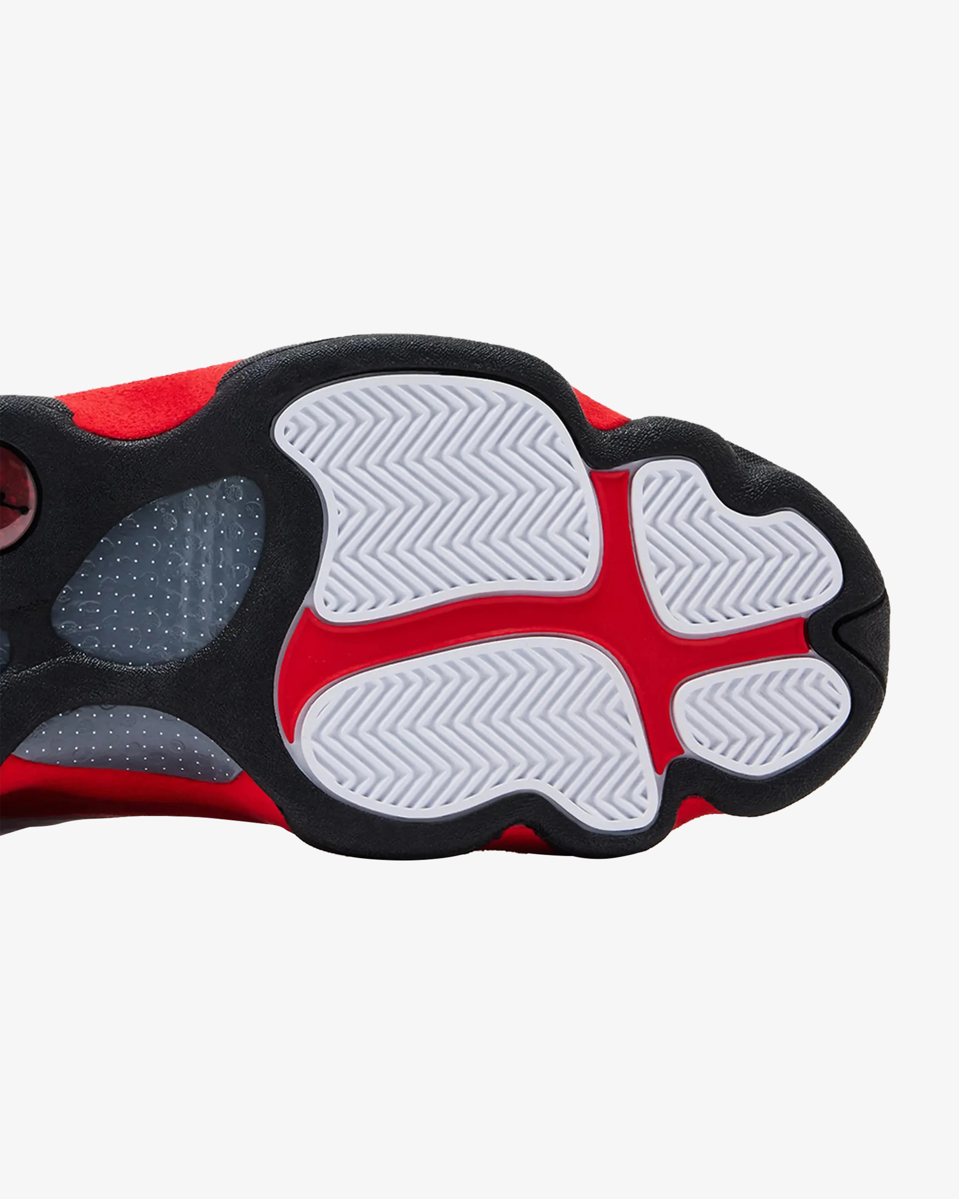 Nike - Men's Air Jordan 13 Retro Sneakers - (White/Red) - Image 6