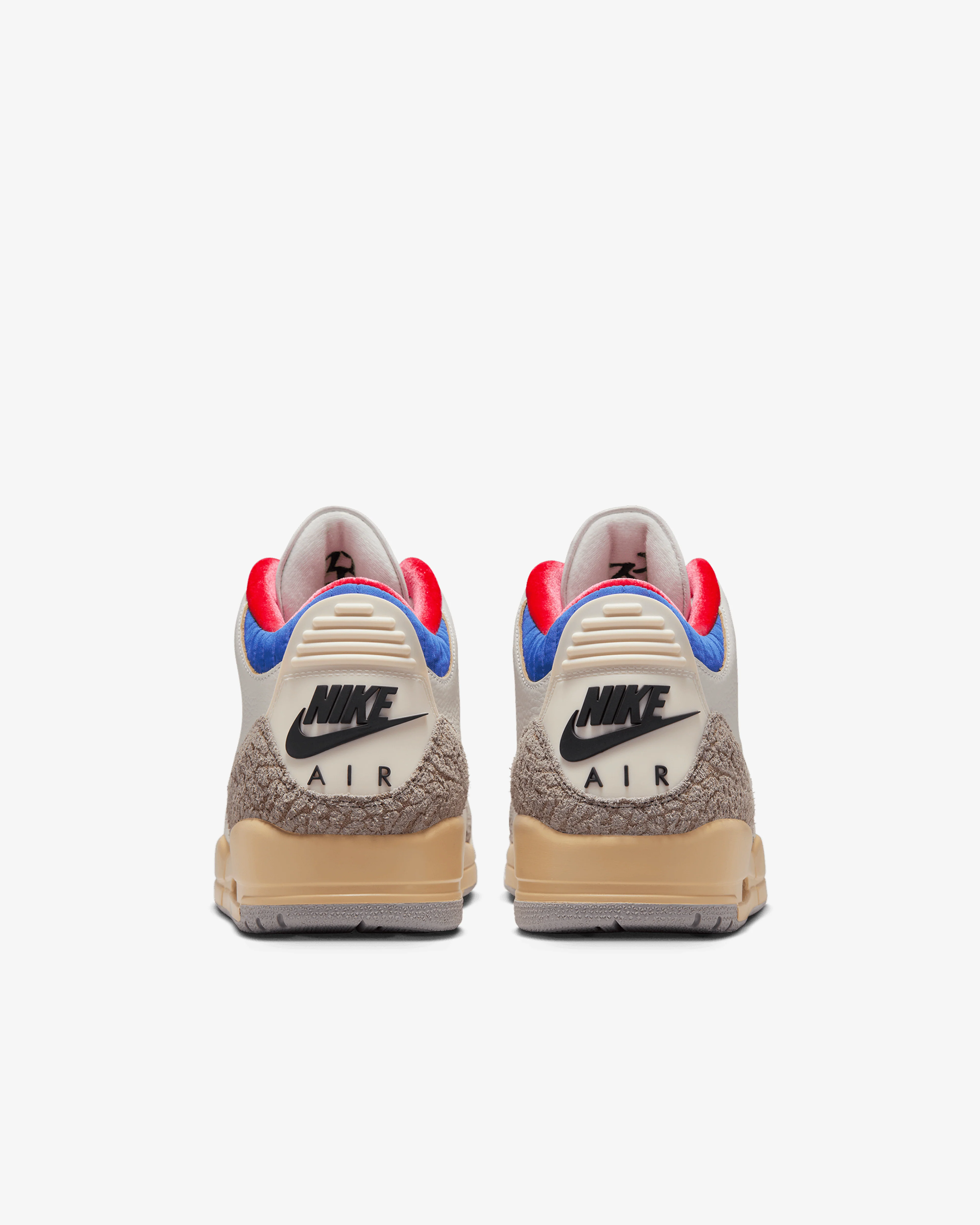 Nike - Men’s Air Jordan 3 Retro OG Sneakers - (White/Black/Sport Royal) - Image 4