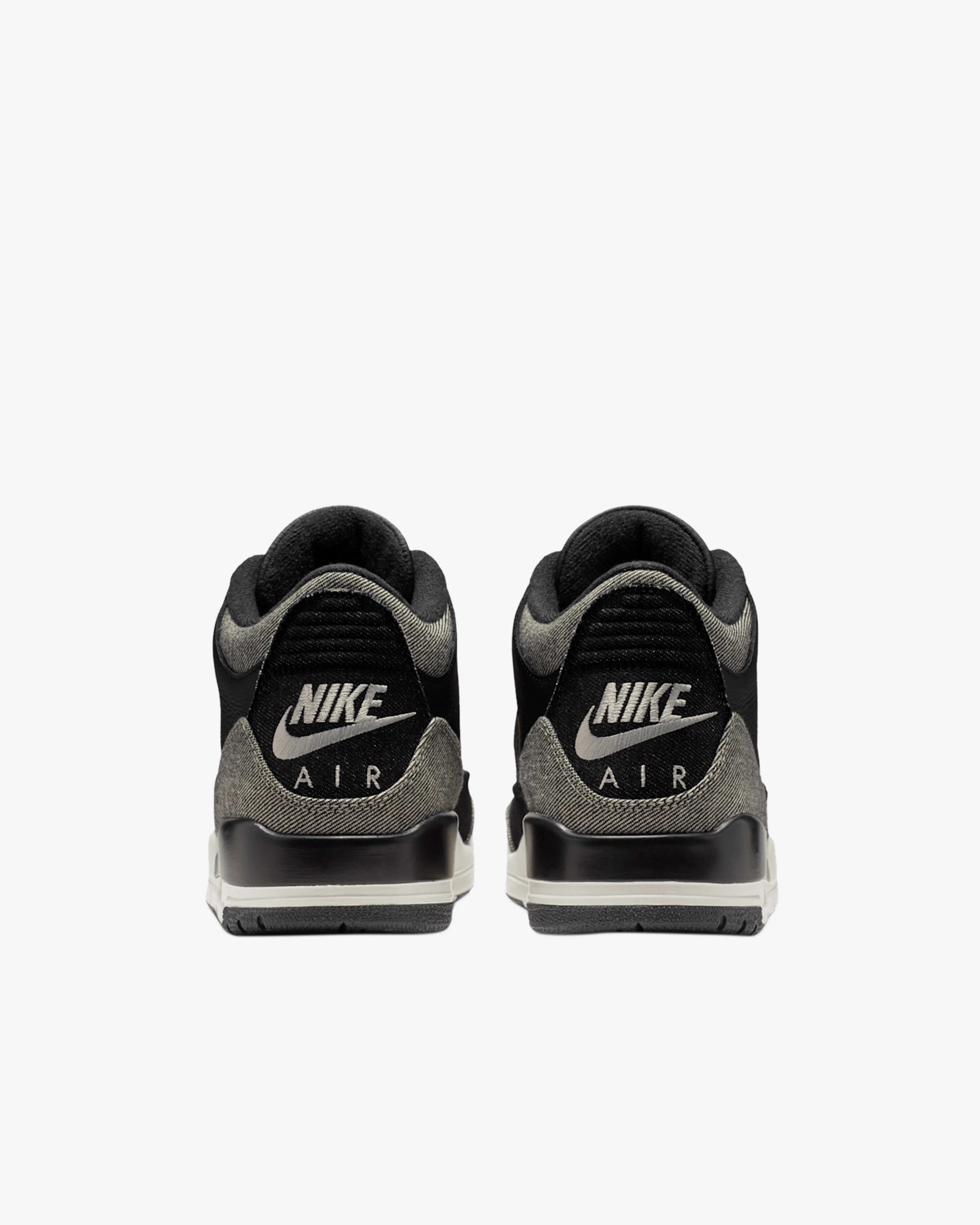 Nike - Levi's Men's Air Jordan 3 Sneakers - (Denim/Black/Gym Red) - Image 3