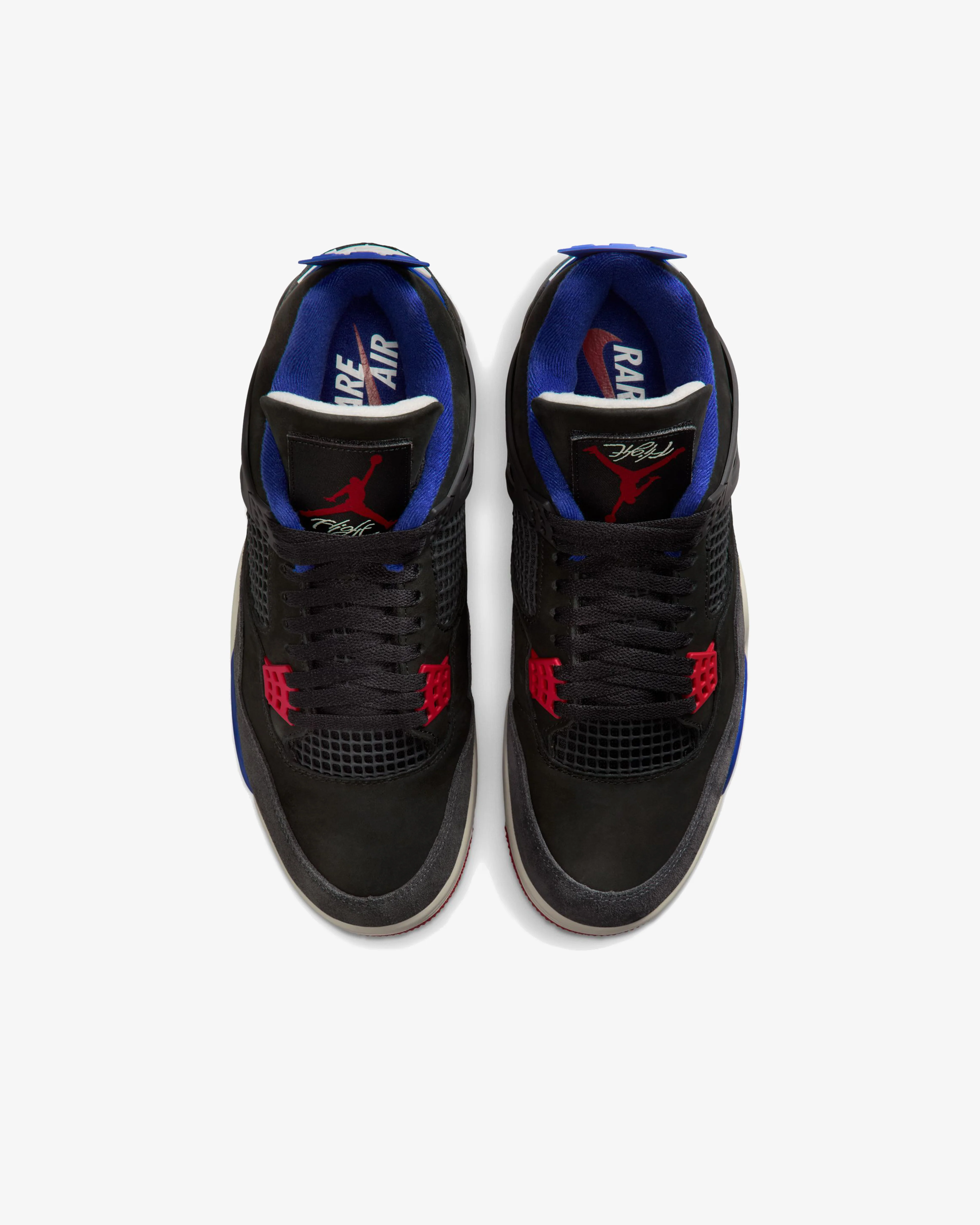 Nike - Men's Air Jordan 4 Retro Sneakers - (Black/Chile Red) - Image 4