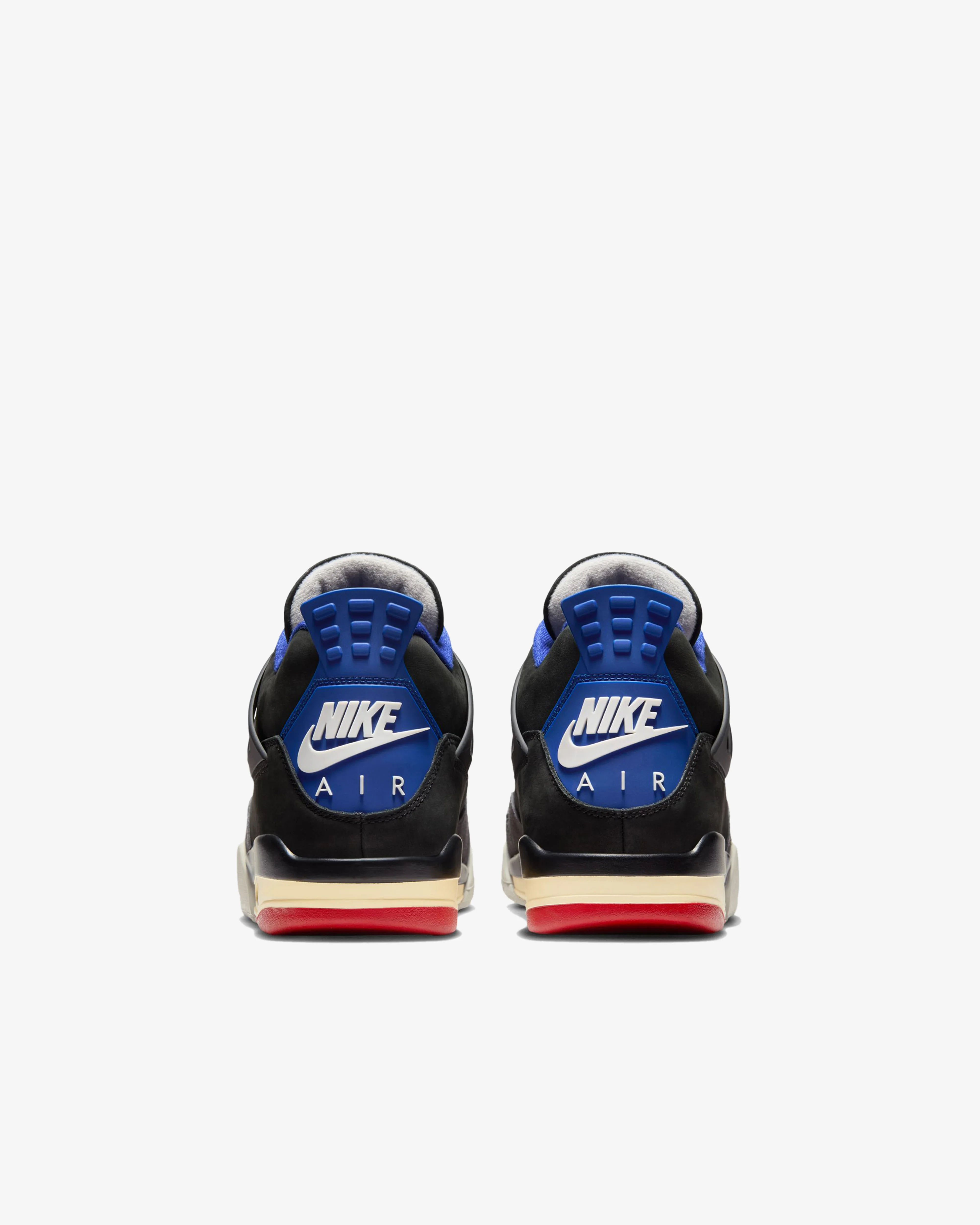Nike - Men's Air Jordan 4 Retro Sneakers - (Black/Chile Red) - Image 6