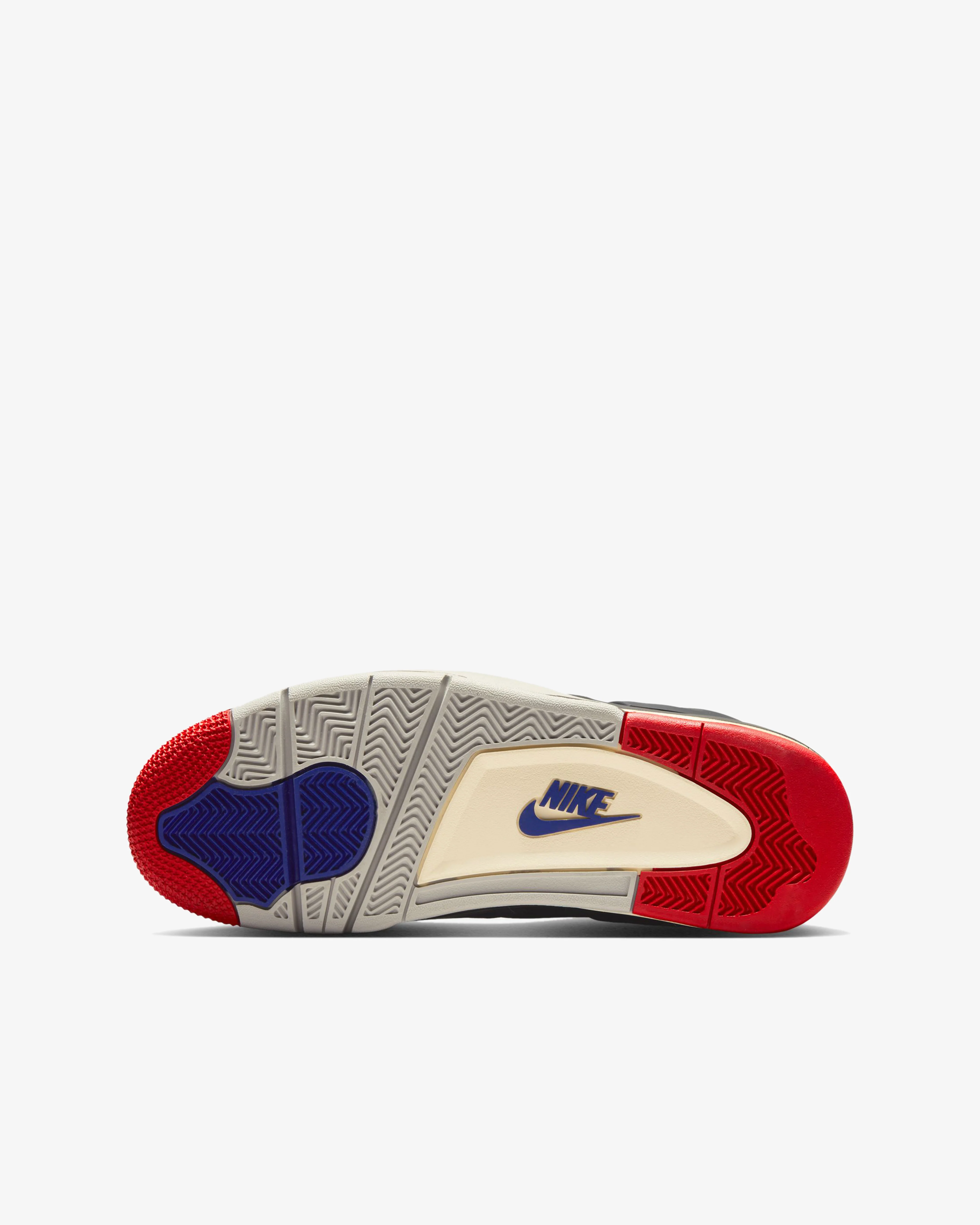Nike - Men's Air Jordan 4 Retro Sneakers - (Black/Chile Red) - Image 7