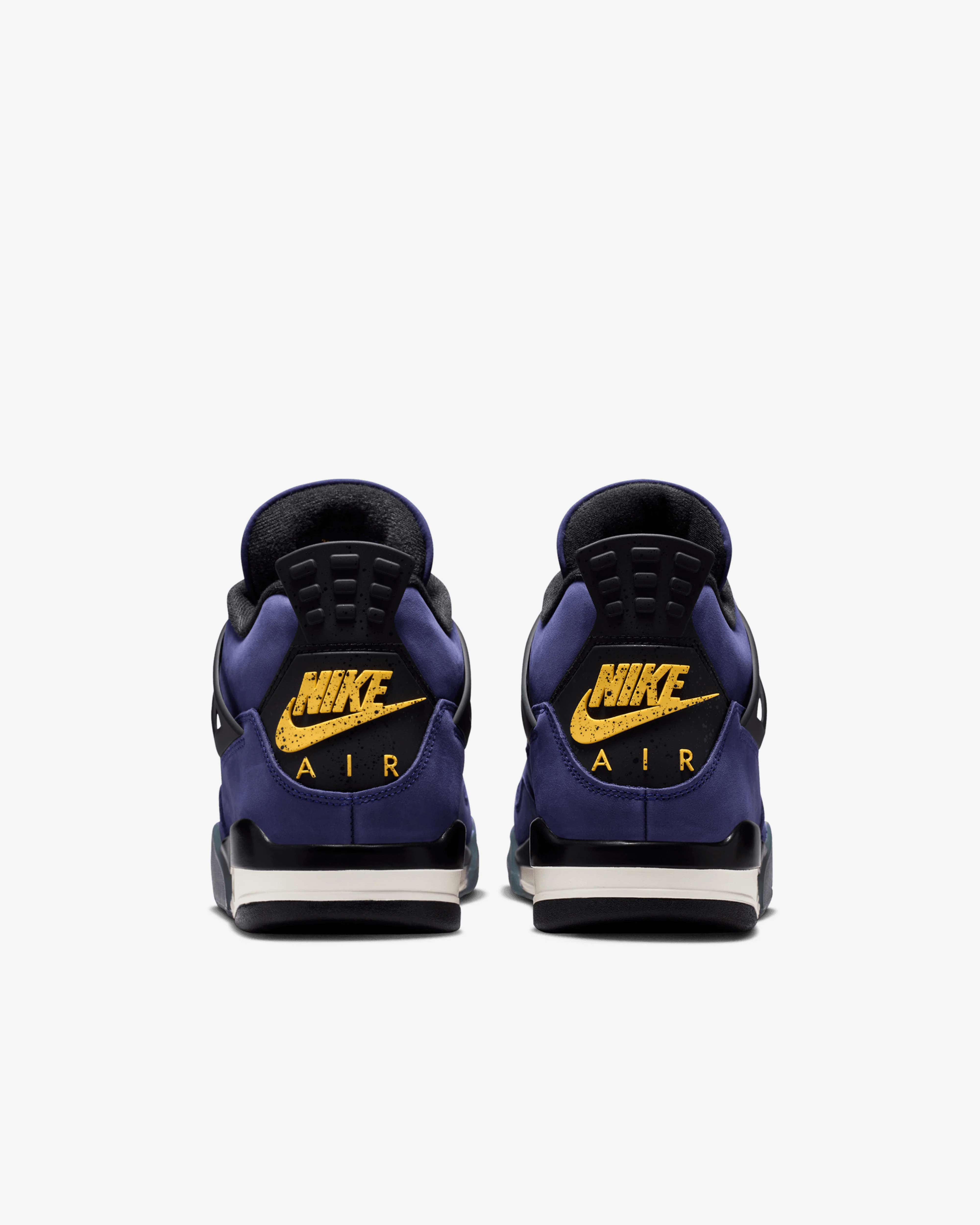 Nike - Men's Air Jordan 4 Retro Sneakers - (Imperial Purple) - Image 4