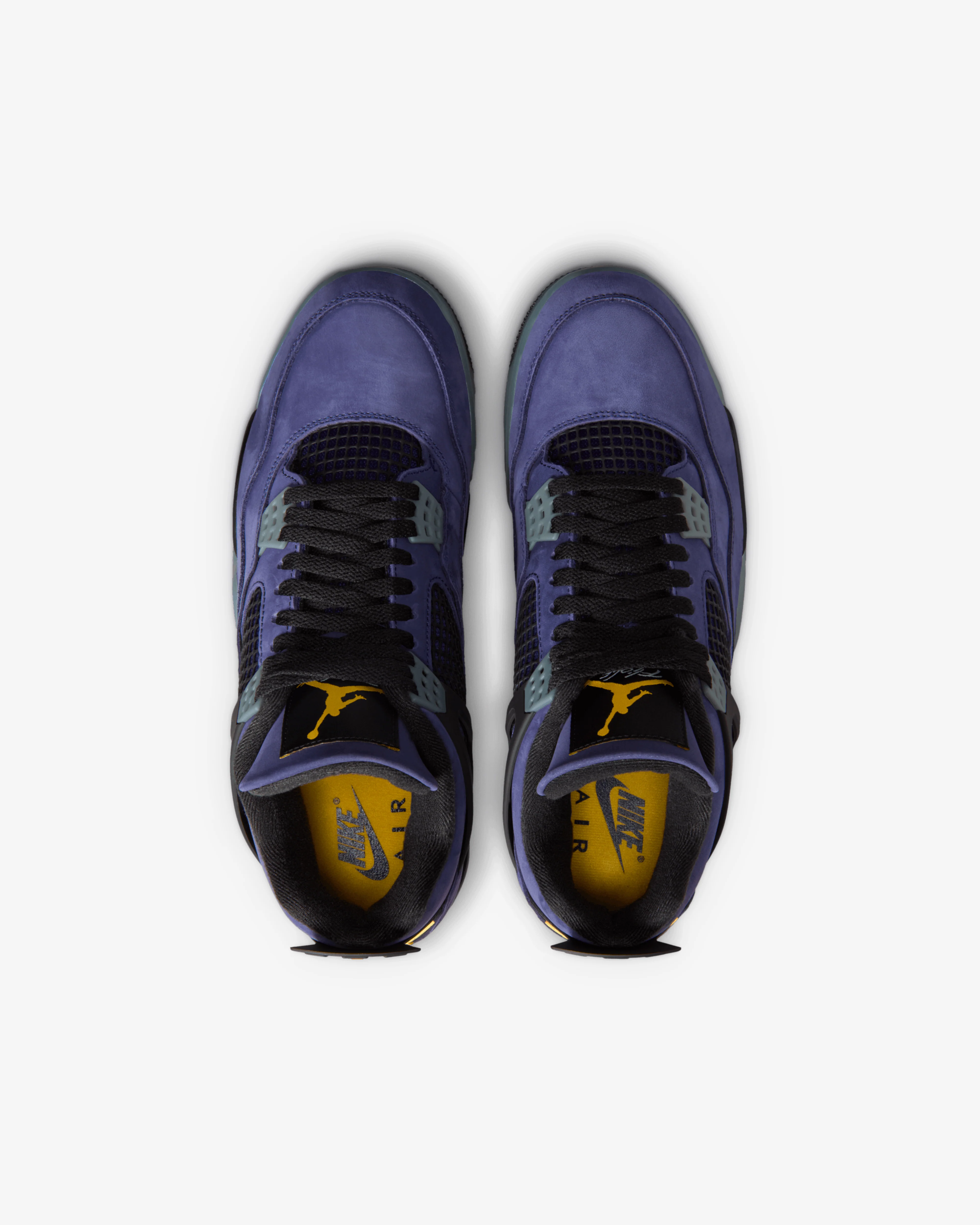 Nike - Men's Air Jordan 4 Retro Sneakers - (Imperial Purple) - Image 5