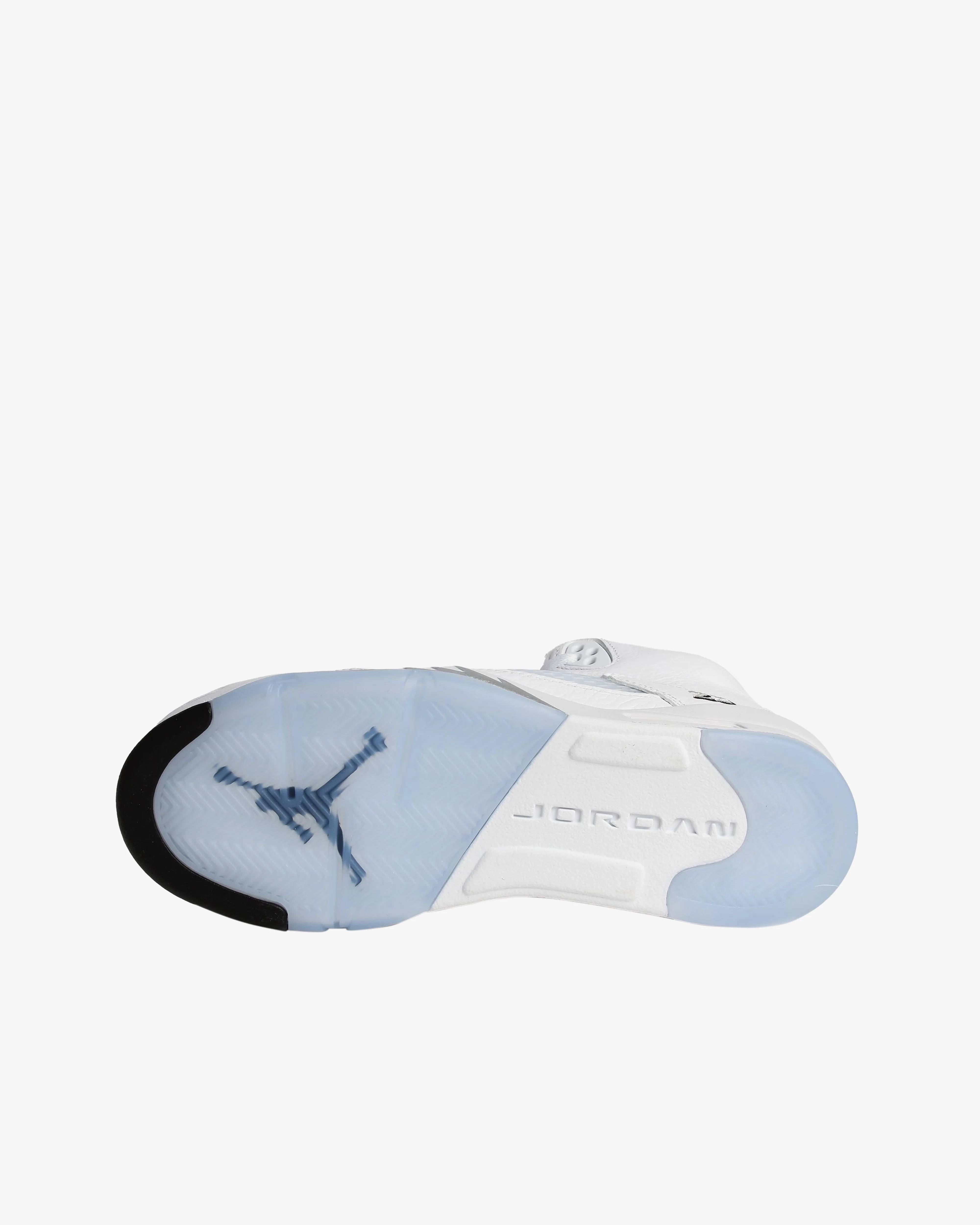 Nike - Air Jordan 5 Retro OG GS Sneakers - (White/Metallic Silver) - Image 4
