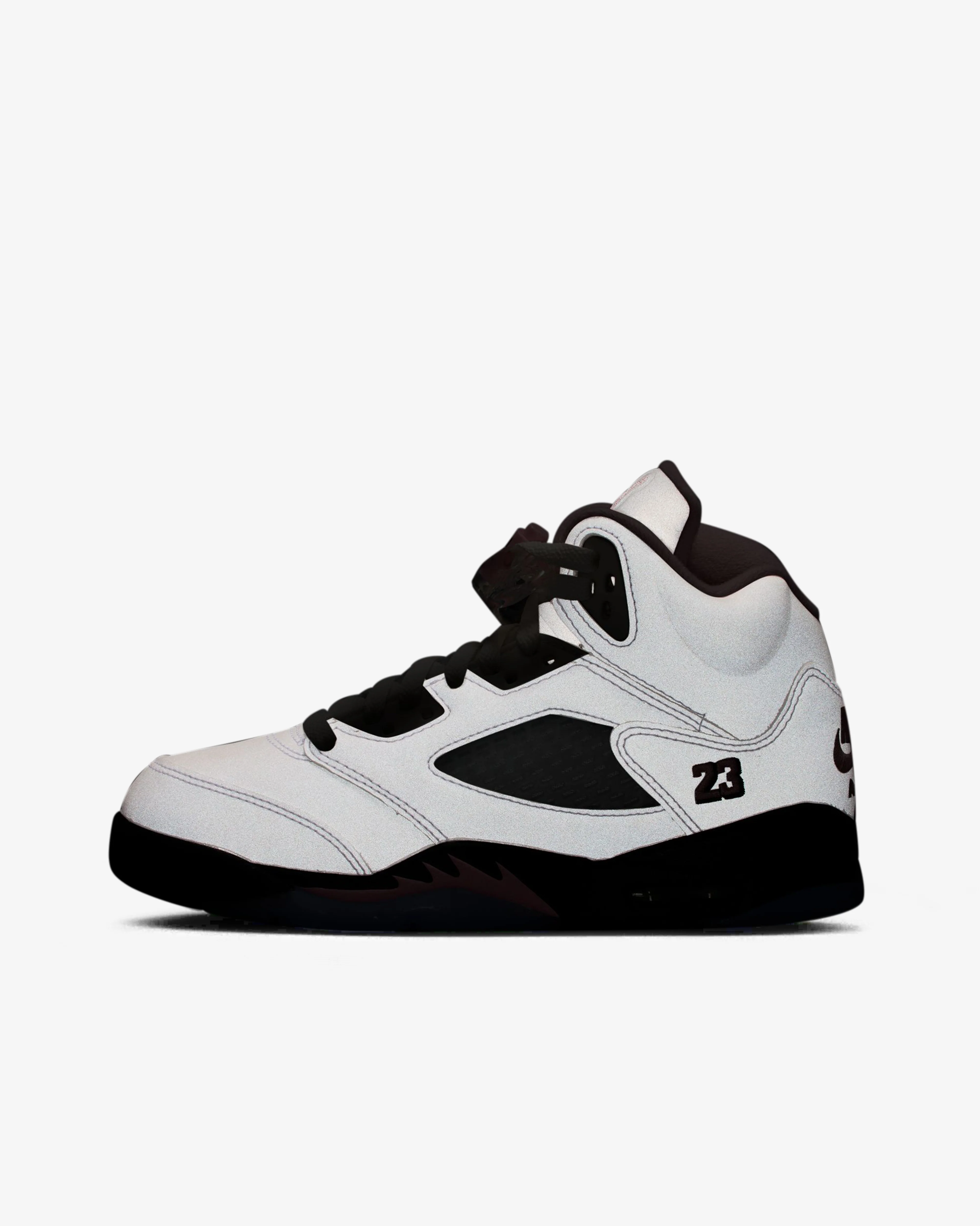 Nike - Men's Air Jordan 5 Retro Sneakers - (White/Pink) - Image 10