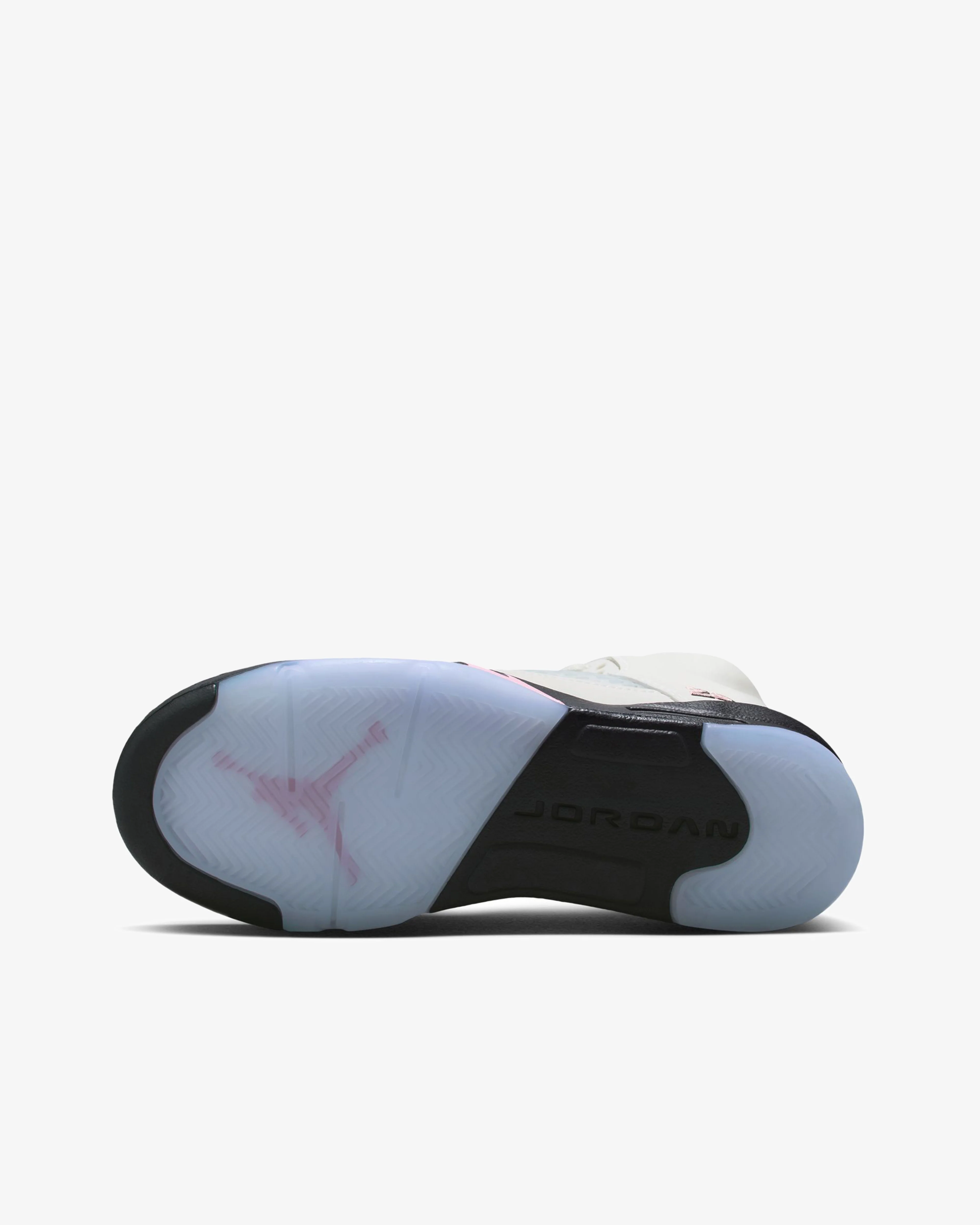 Nike - Men's Air Jordan 5 Retro Sneakers - (White/Pink) - Image 9
