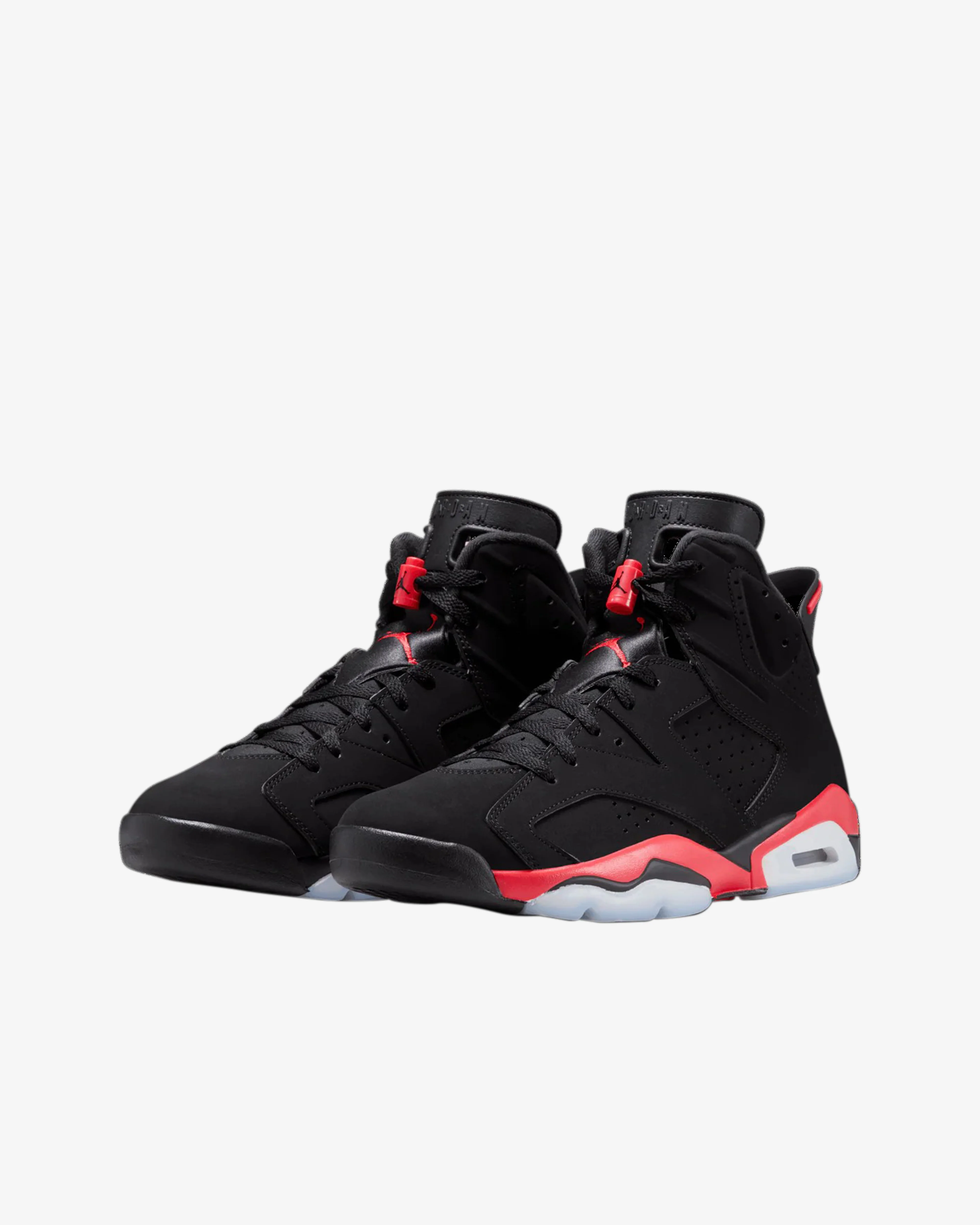Nike - Men's Air Jordan 6 Retro Infrared Sneakers - (Black/Light Crimson) - Image 3
