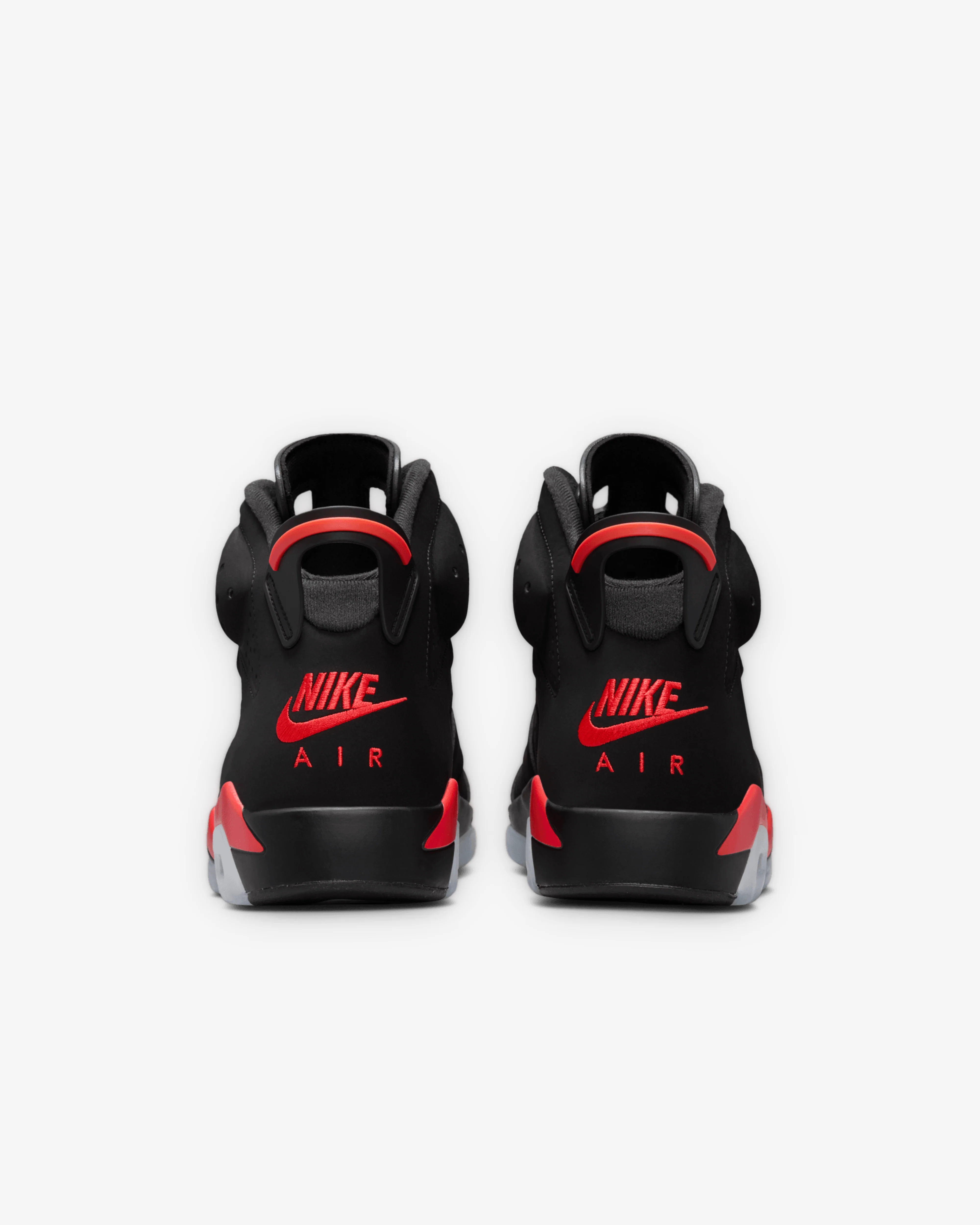 Nike - Men's Air Jordan 6 Retro Infrared Sneakers - (Black/Light Crimson) - Image 4