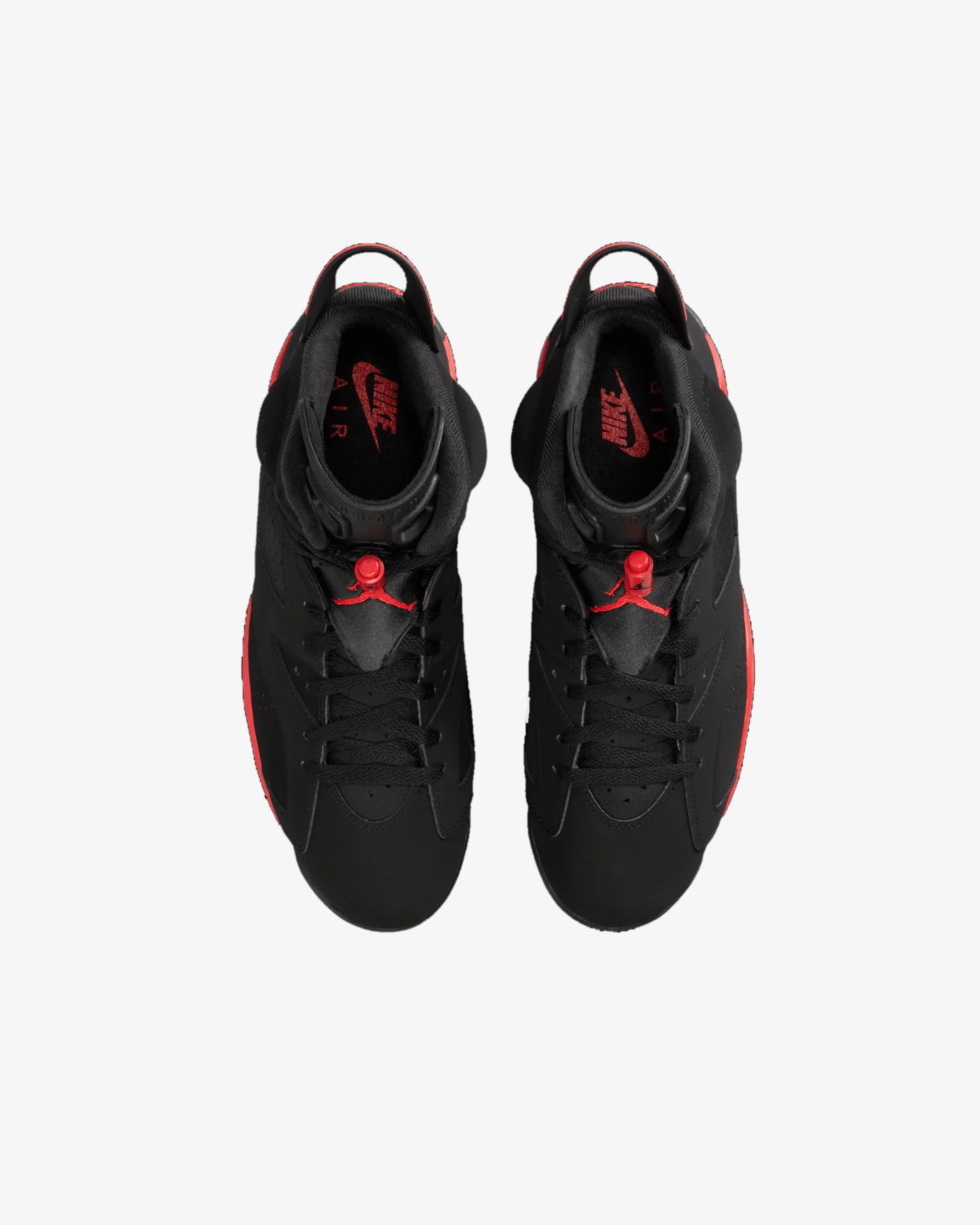 Nike - Men's Air Jordan 6 Retro Infrared Sneakers - (Black/Light Crimson) - Image 5