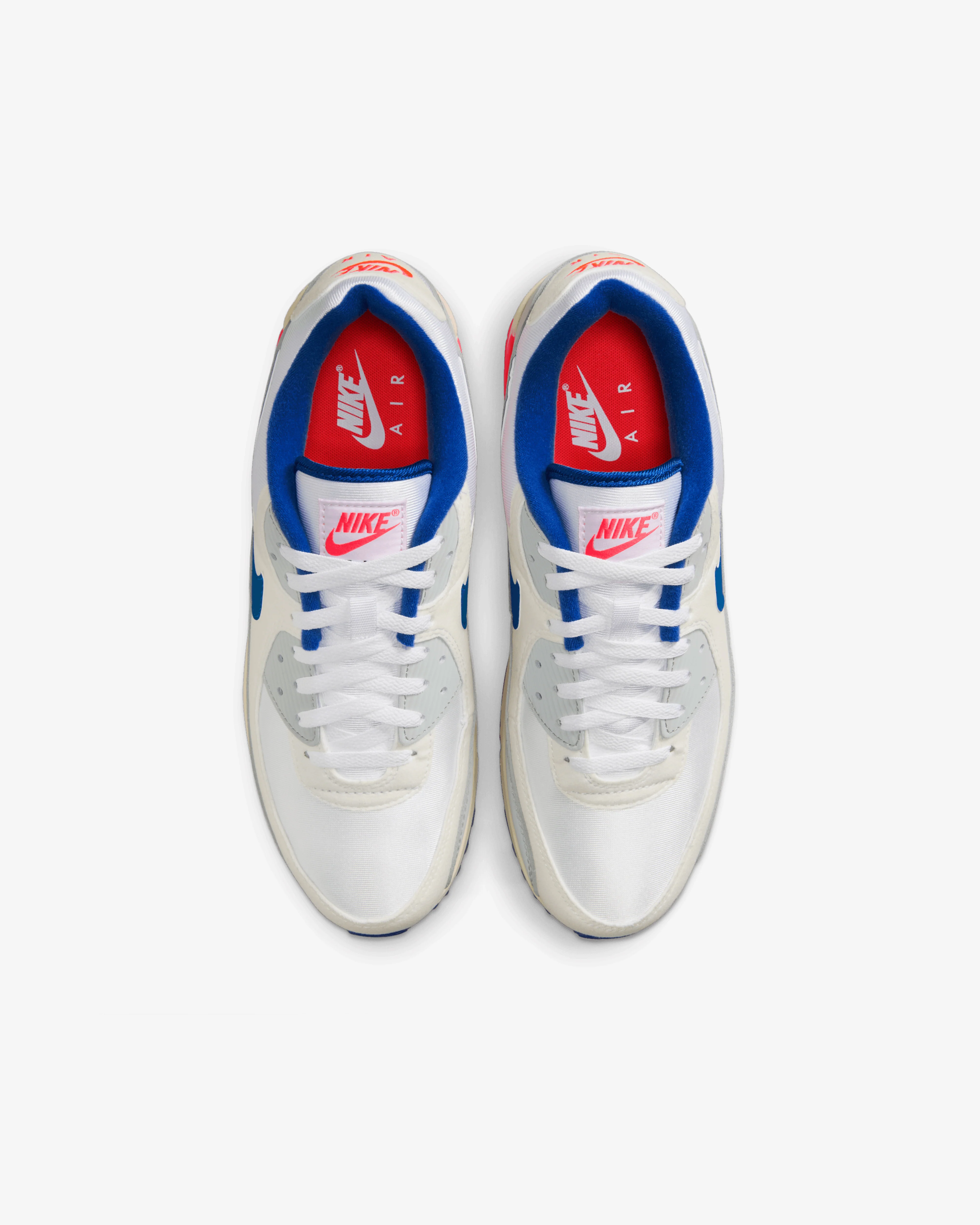 Nike - Men's Air Max 90 QS Sneakers - (Base Grey/Sport Royal) - Image 5