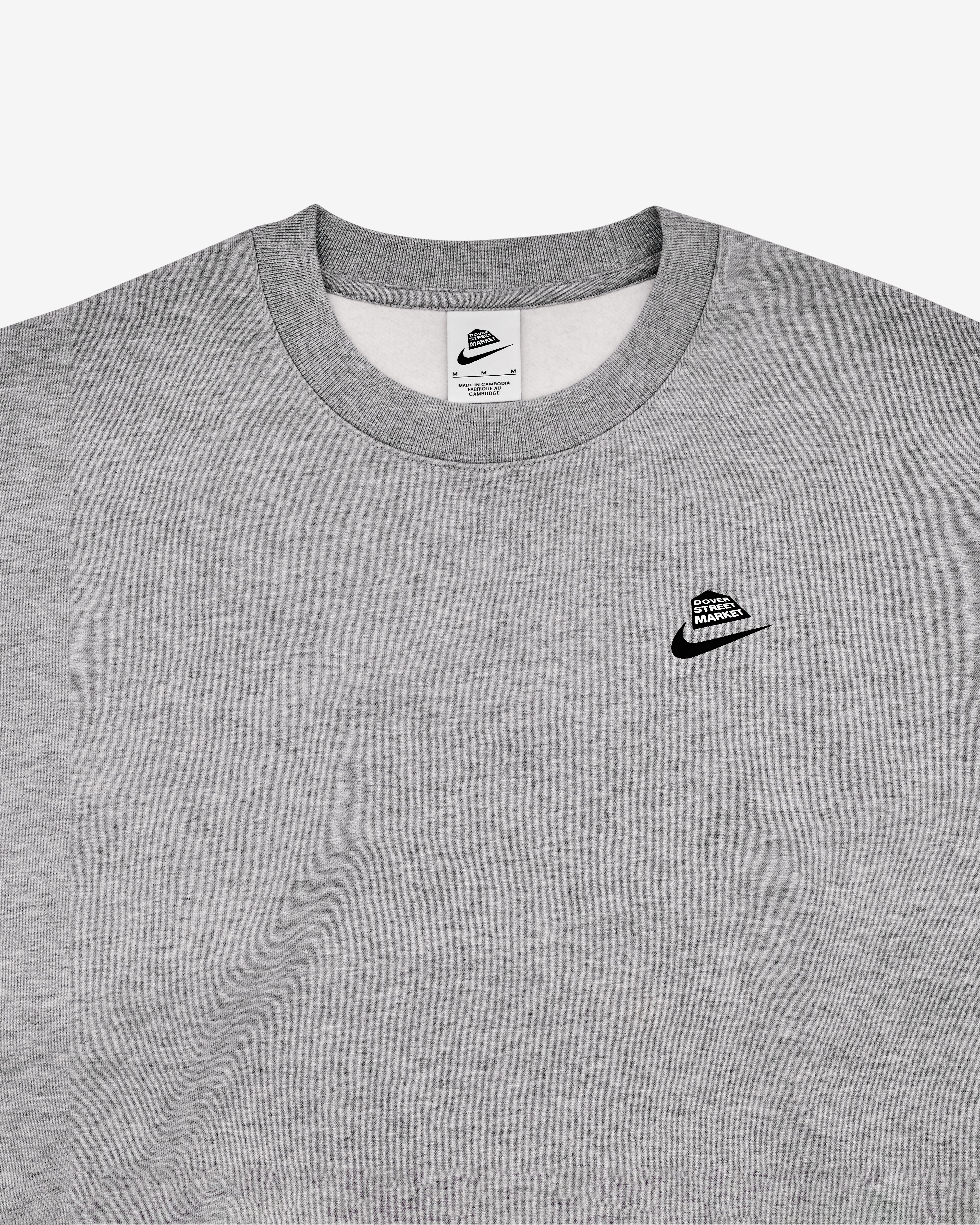 Nike - DSM Men's Fleece Crewneck Sweatshirt - (Dark Grey) - Image 3