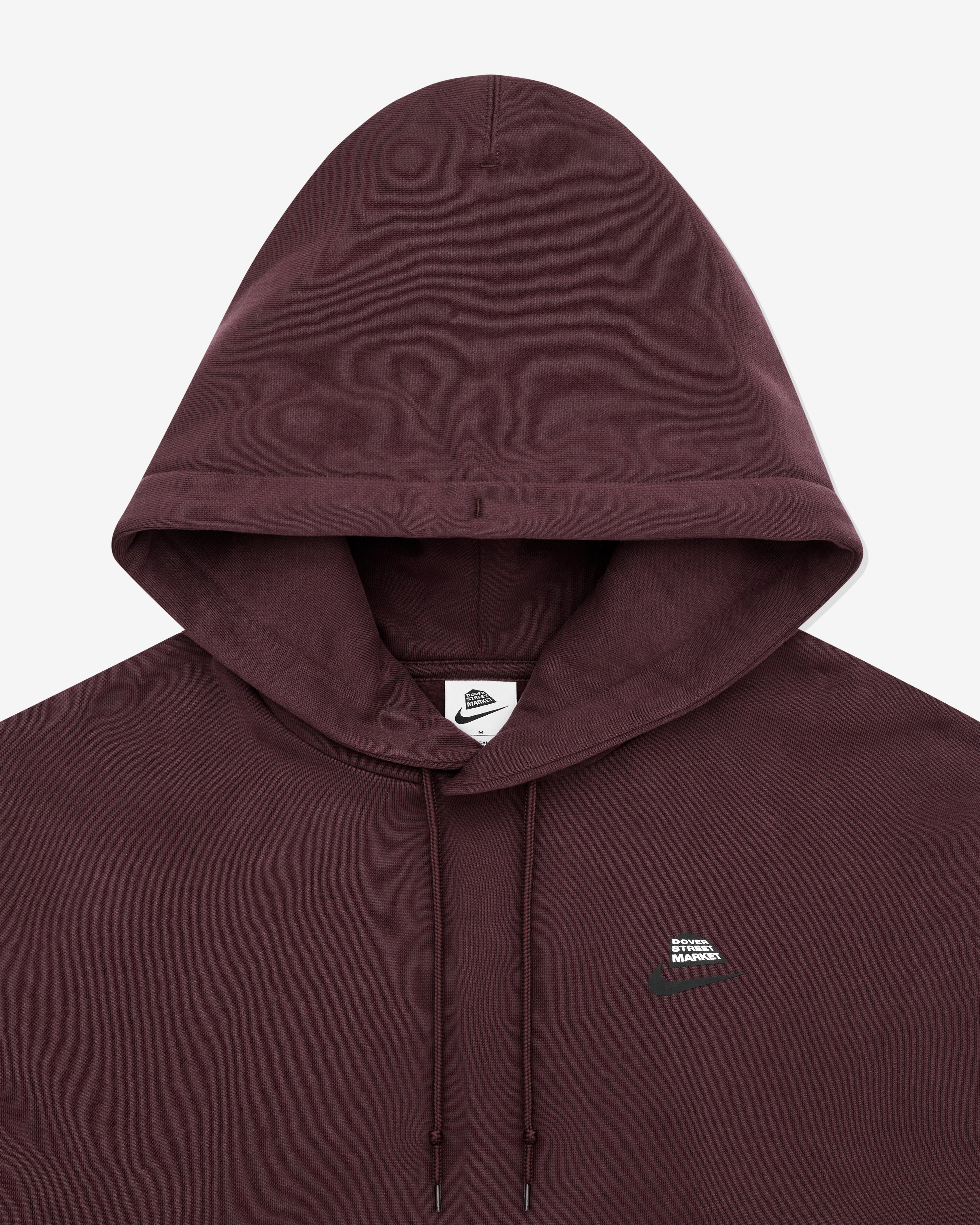 Nike - DSM Men's Fleece Hooded Sweatshirt - (Burgundy) - Image 3