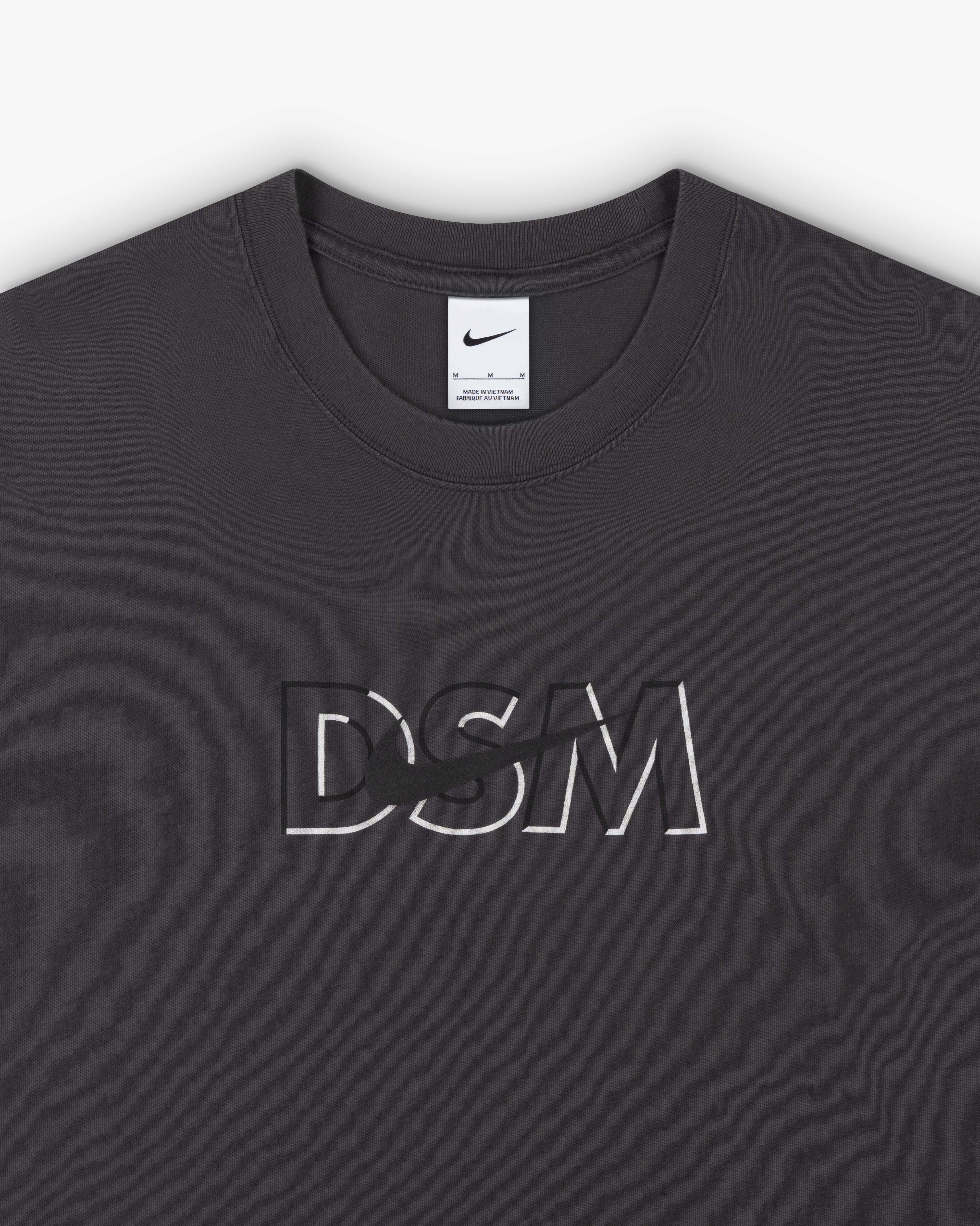 Nike - DSM Men's Vintage T-Shirt - (Anthracite) - Image 3