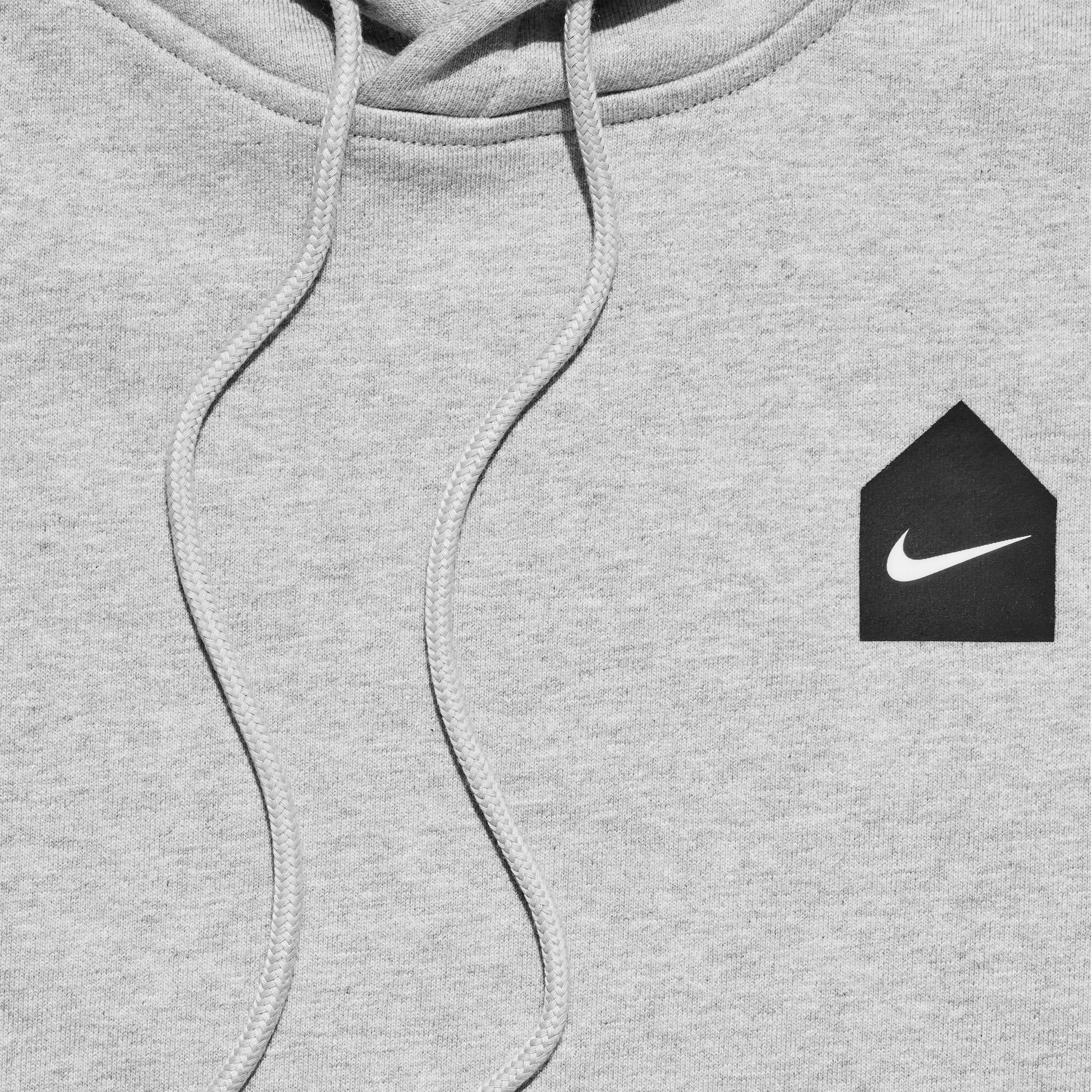 Nike - DSM Men's Fleece Hooded Sweatshirt - (Dark Grey) - Image 3