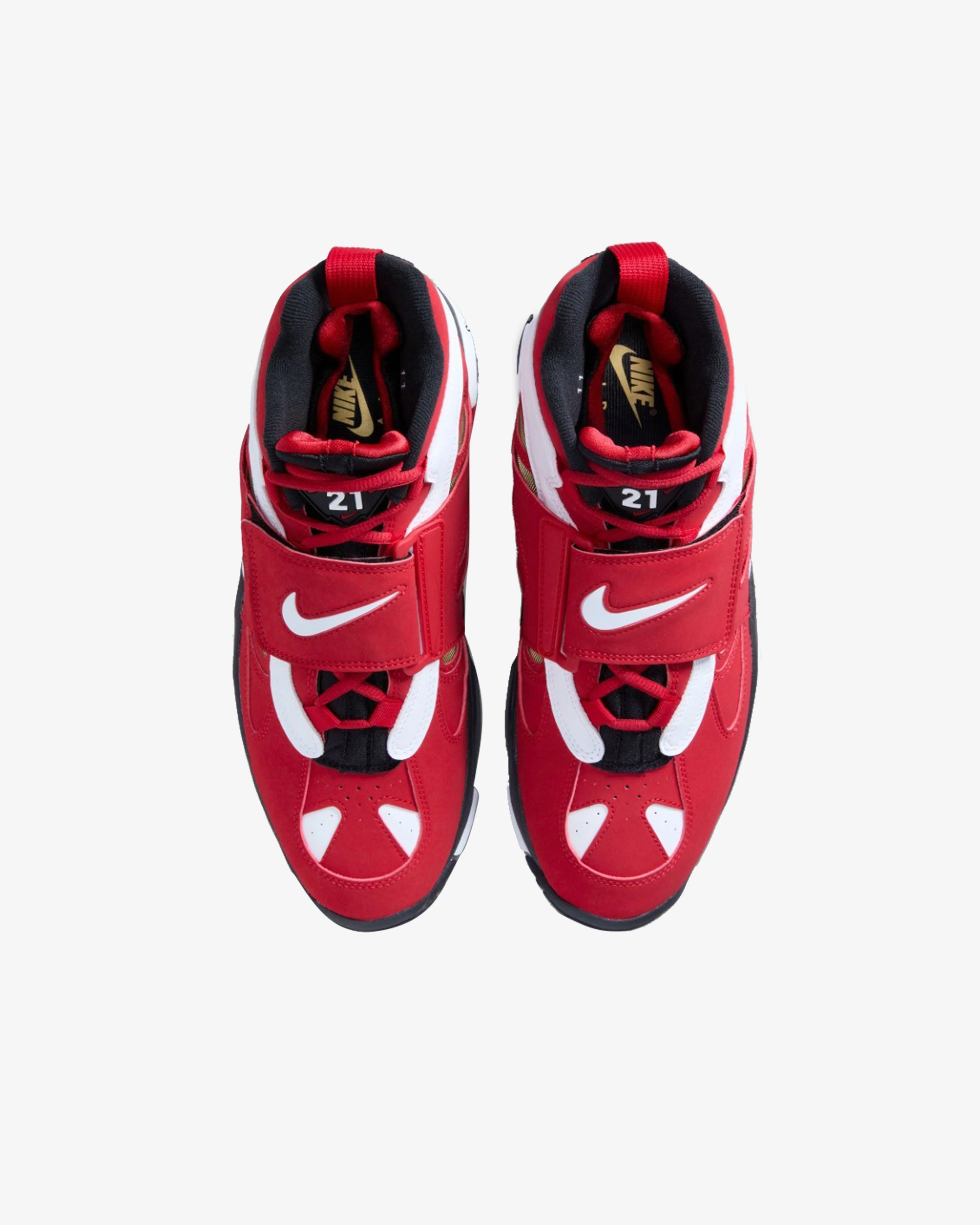 Nike - Men's Air Diamond Turf 2 Sneakers - (Red/White/Black) - Image 4