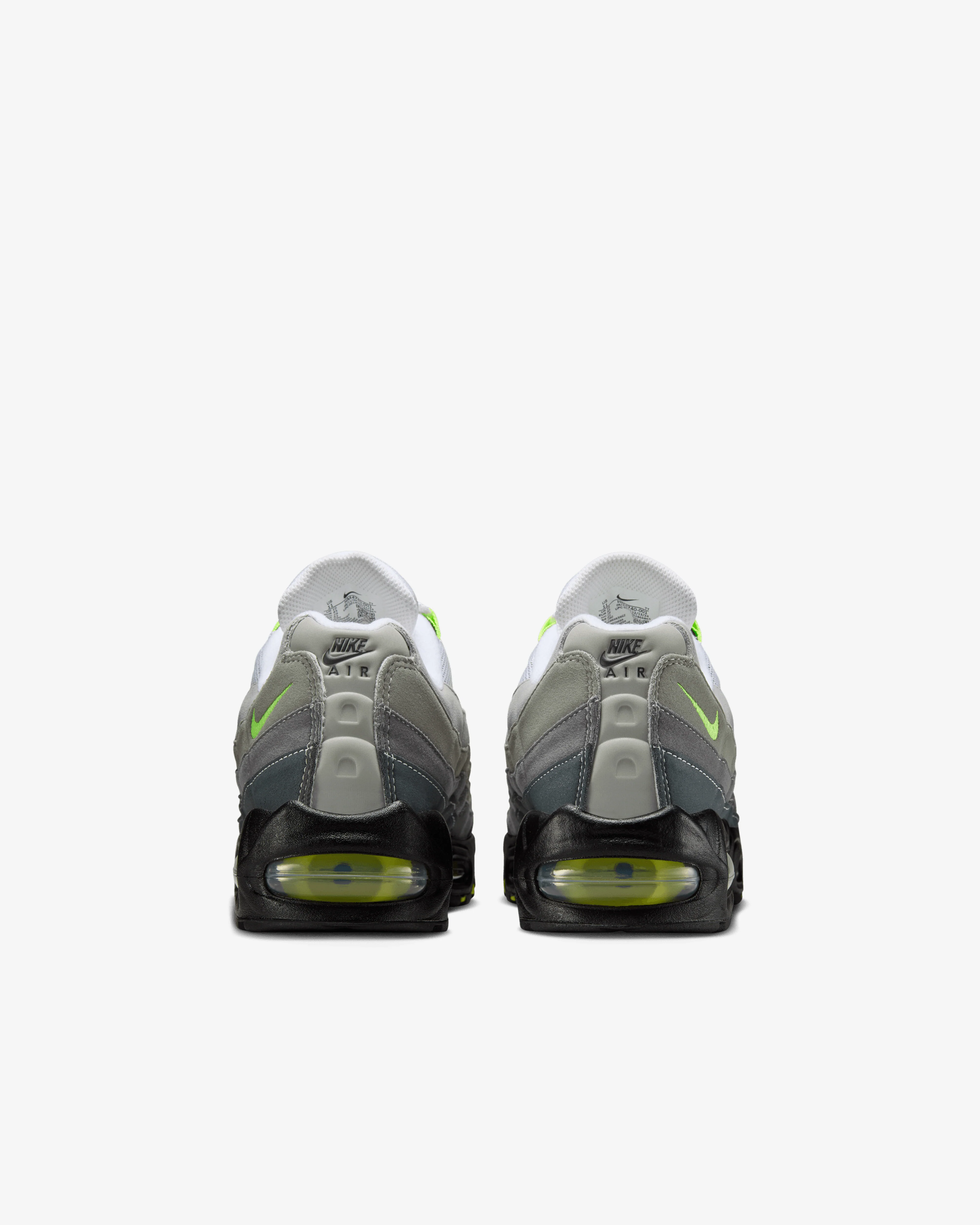 Nike - Women's Air Max 95 OG Sneakers - (Black/Neon) - Image 4