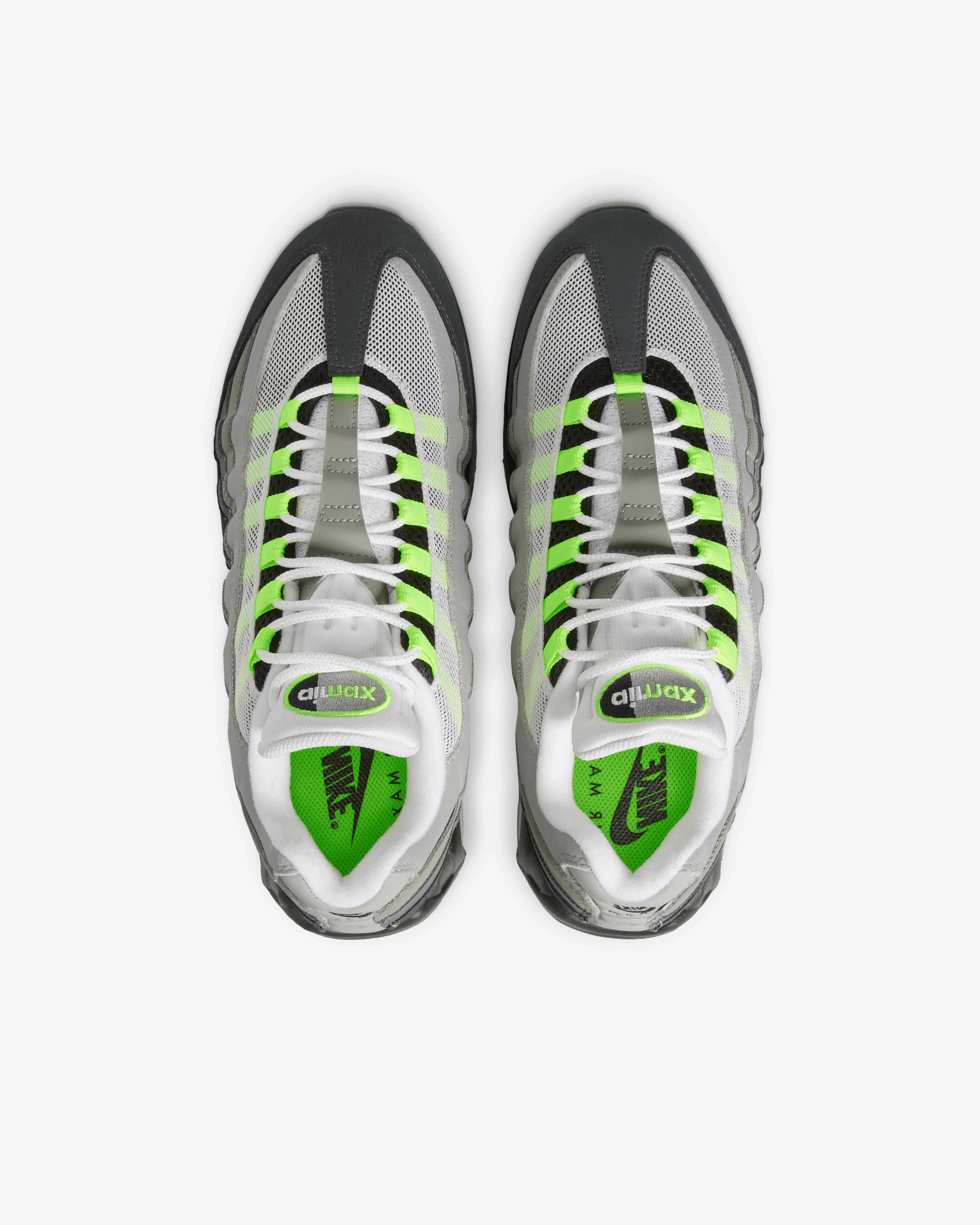 Nike - Women's Air Max 95 OG Sneakers - (Black/Neon) - Image 6