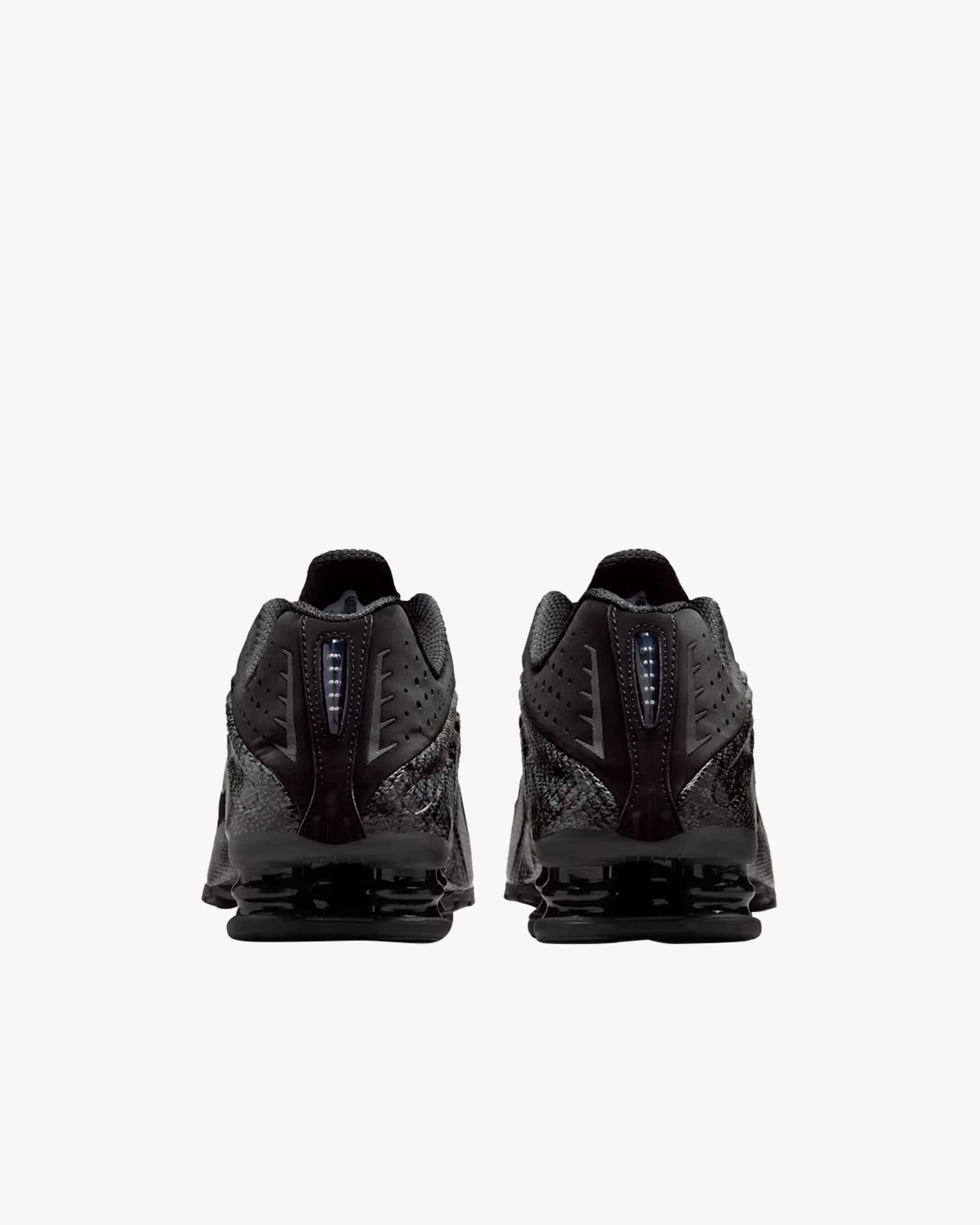 Nike - Women's Shox R4 Sneakers - (Black/Black) - Image 4