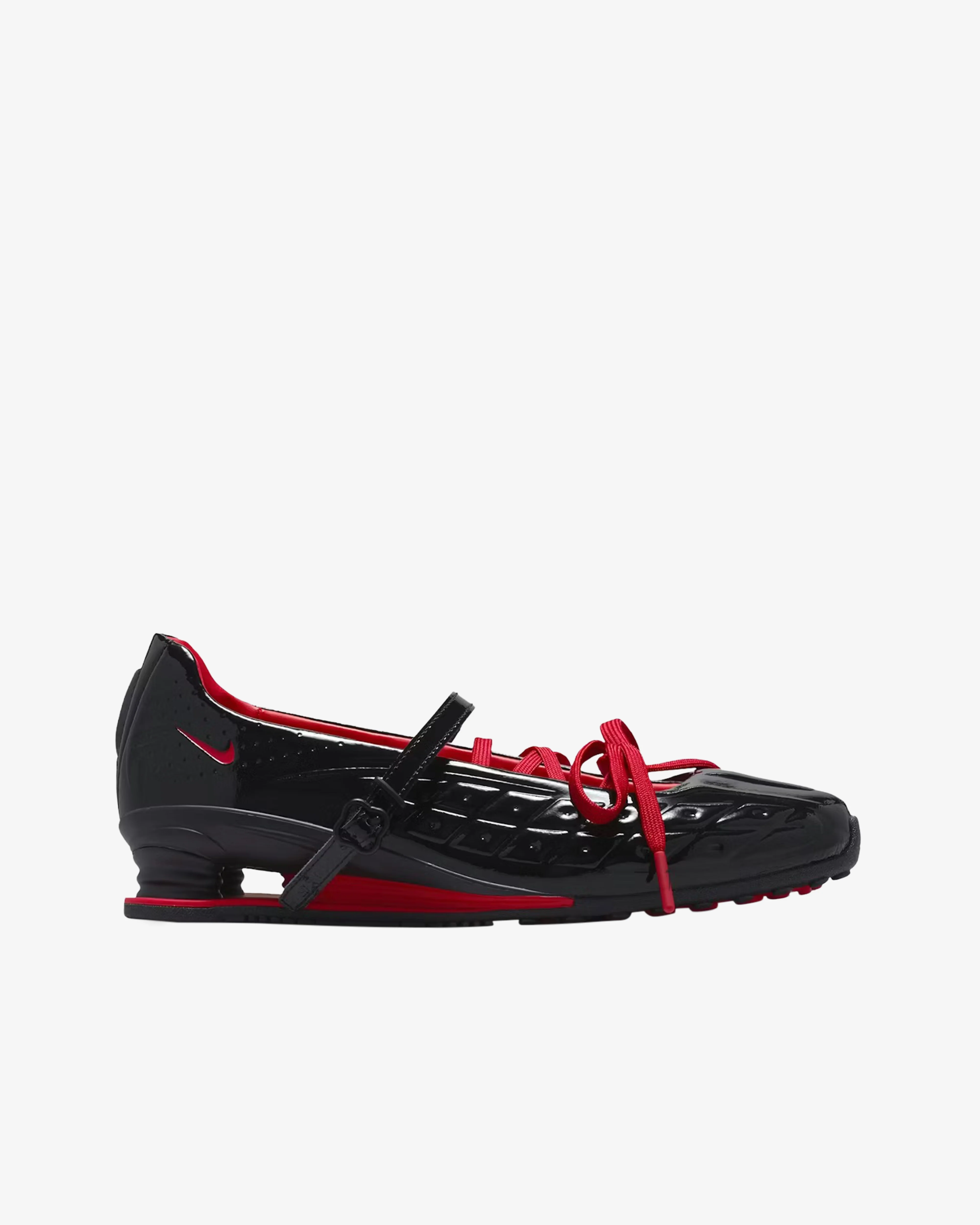 Nike - Women's LABELHOOD Shox Z Calistra Sneakers - (Black/Red)