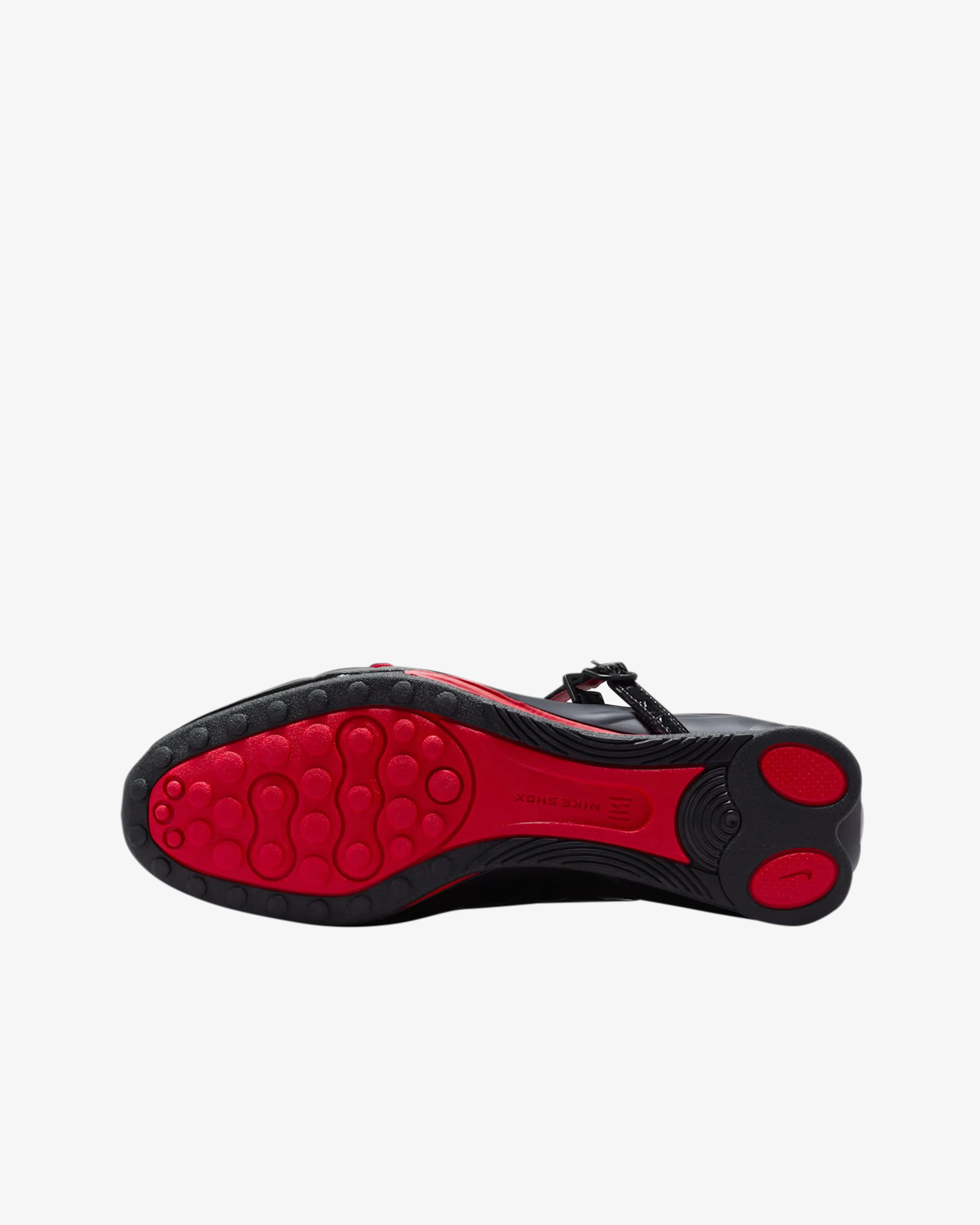 Nike - Women's LABELHOOD Shox Z Calistra Sneakers - (Black/Red) - Image 2