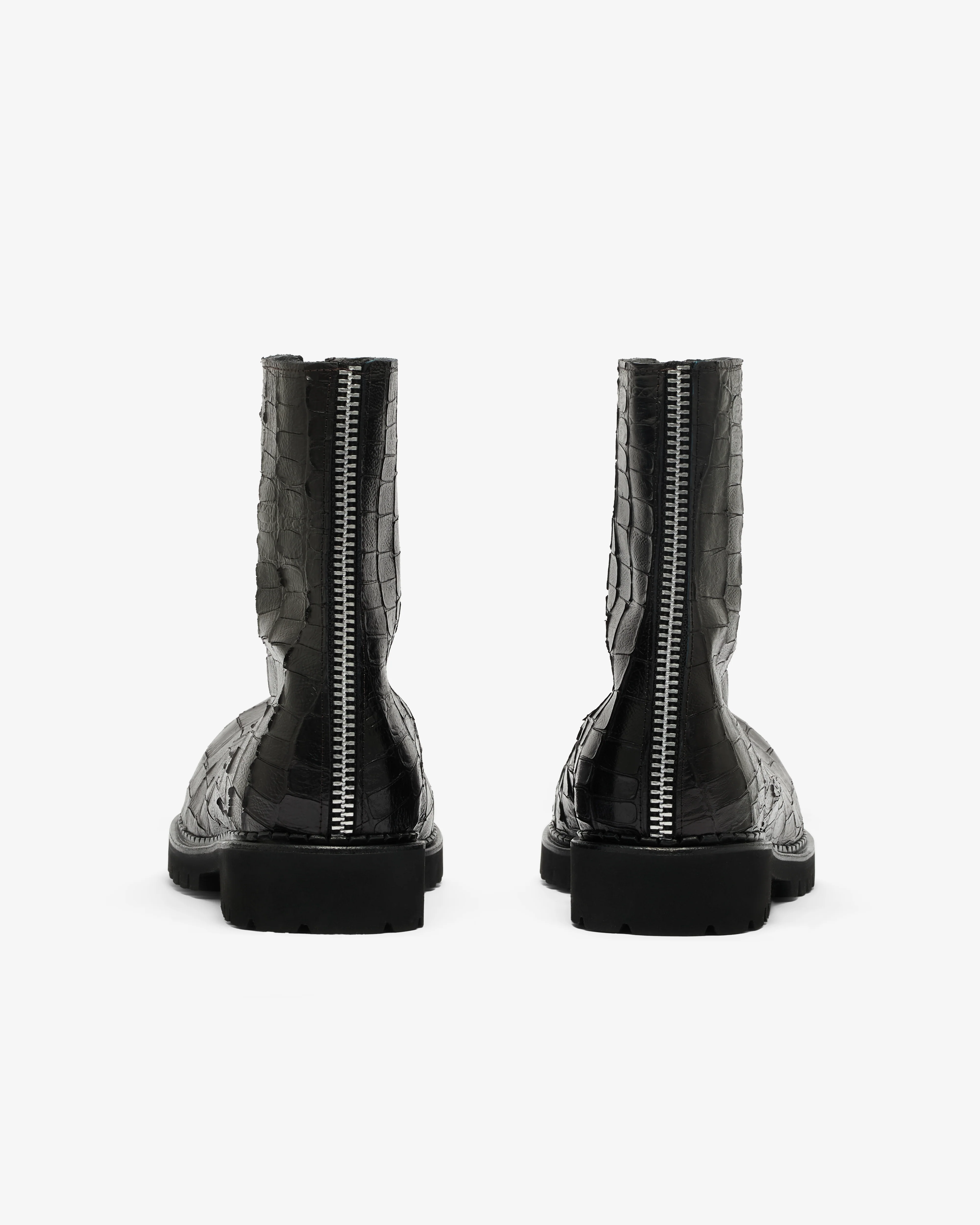 No Idea - Men's Big Foot 2 Zip 2 Layer Boots - (Black) - Image 4
